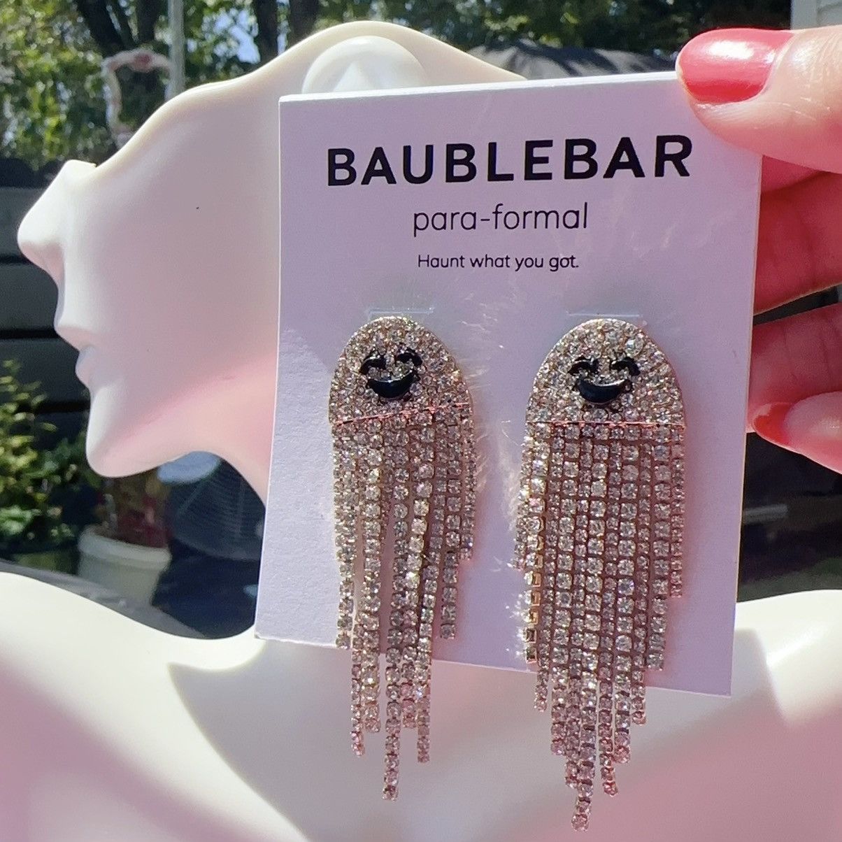 Designer Baublebar crystal diamond paved ghost para-formal Haunt what Size ONE SIZE - 1 Thumbnail