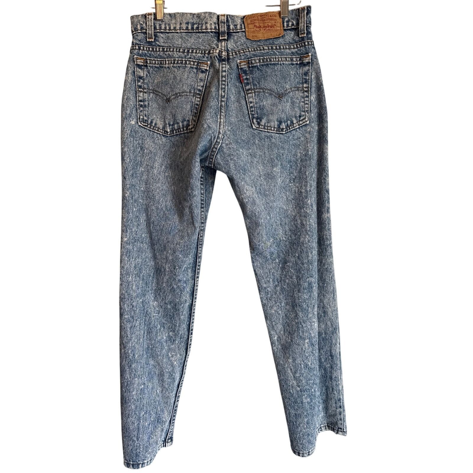 Levi's Vintage Levi’s Acid Wash 80's Blue Jeans 32x30 Made in USA Size US 32 / EU 48 - 1 Thumbnail