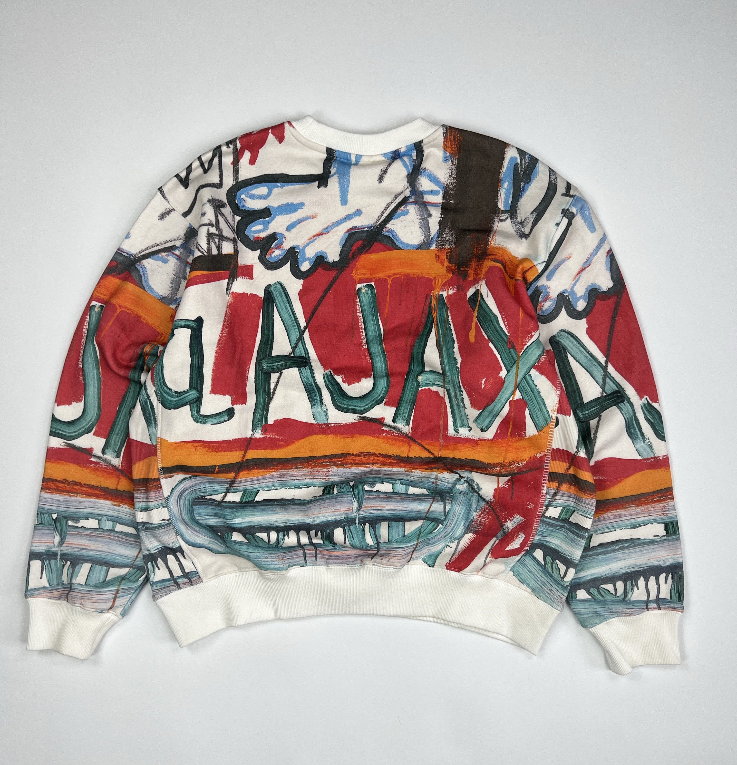 H&M × Jean-Michel Basquiat × Who Decides War Who Decides War El Bravado Basquiat Pattern Sweatshirt Size US L / EU 52-54 / 3 - 5 Thumbnail