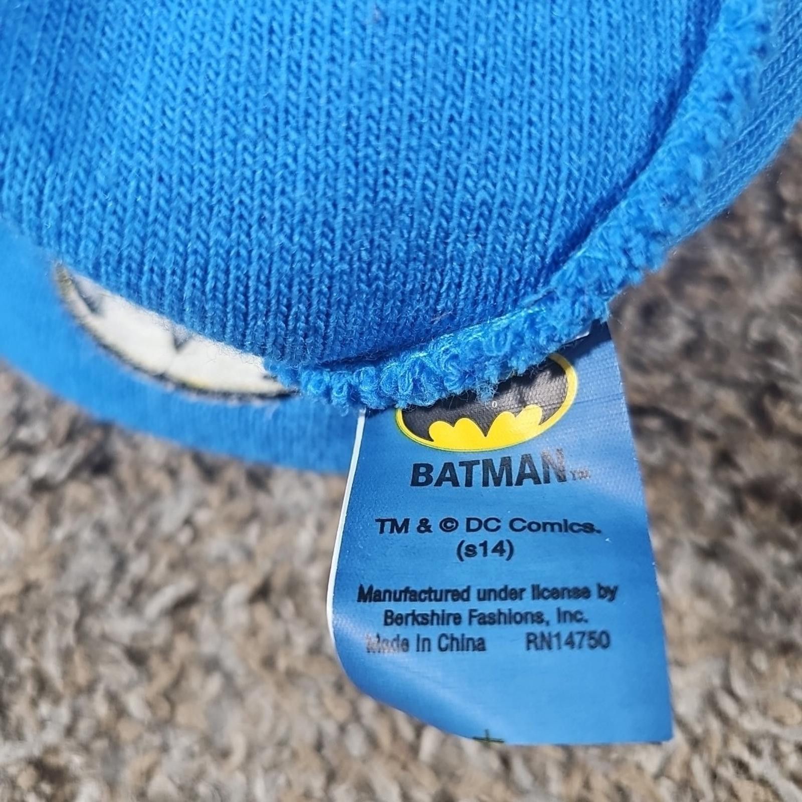 DC Comics Batman Big Logo 2T-5T DC Comics Knit Watch Winter Beanie Hat Size ONE SIZE - 5 Thumbnail