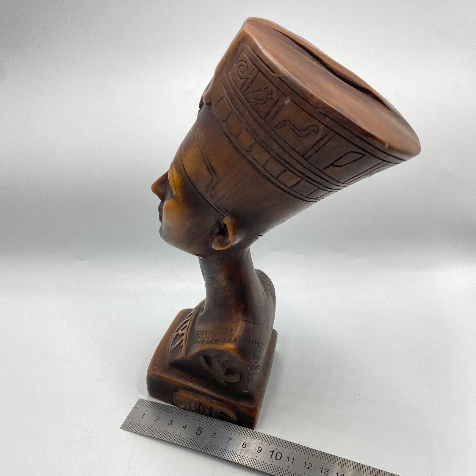 Vintage Vintage Nefertiti Bust Statue Egypt Resin Queen 25cm Size ONE SIZE - 11 Thumbnail
