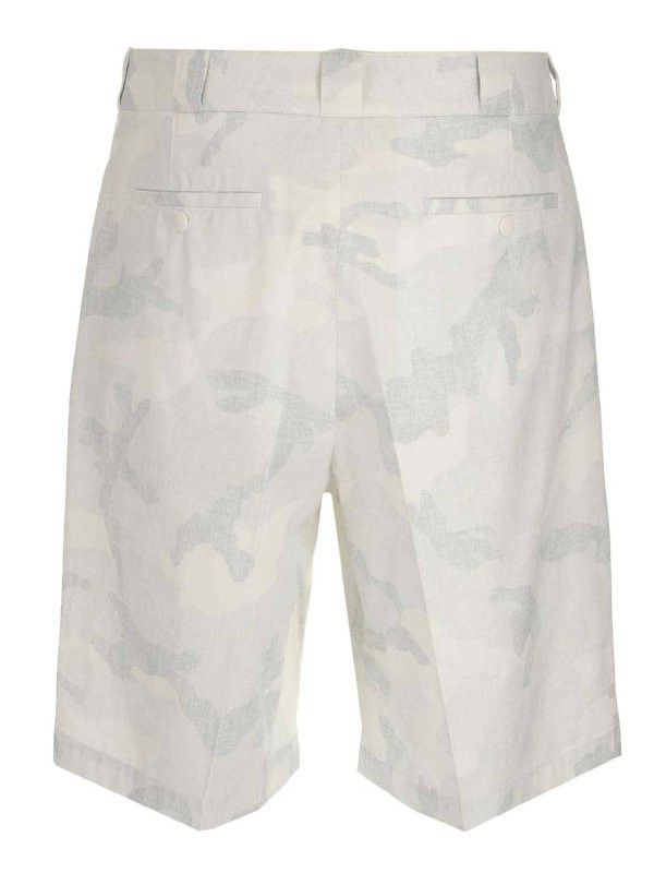 Valentino o1y0525 Camouflage-print Short in Off-White Size US 34 / EU 50 - 3 Thumbnail