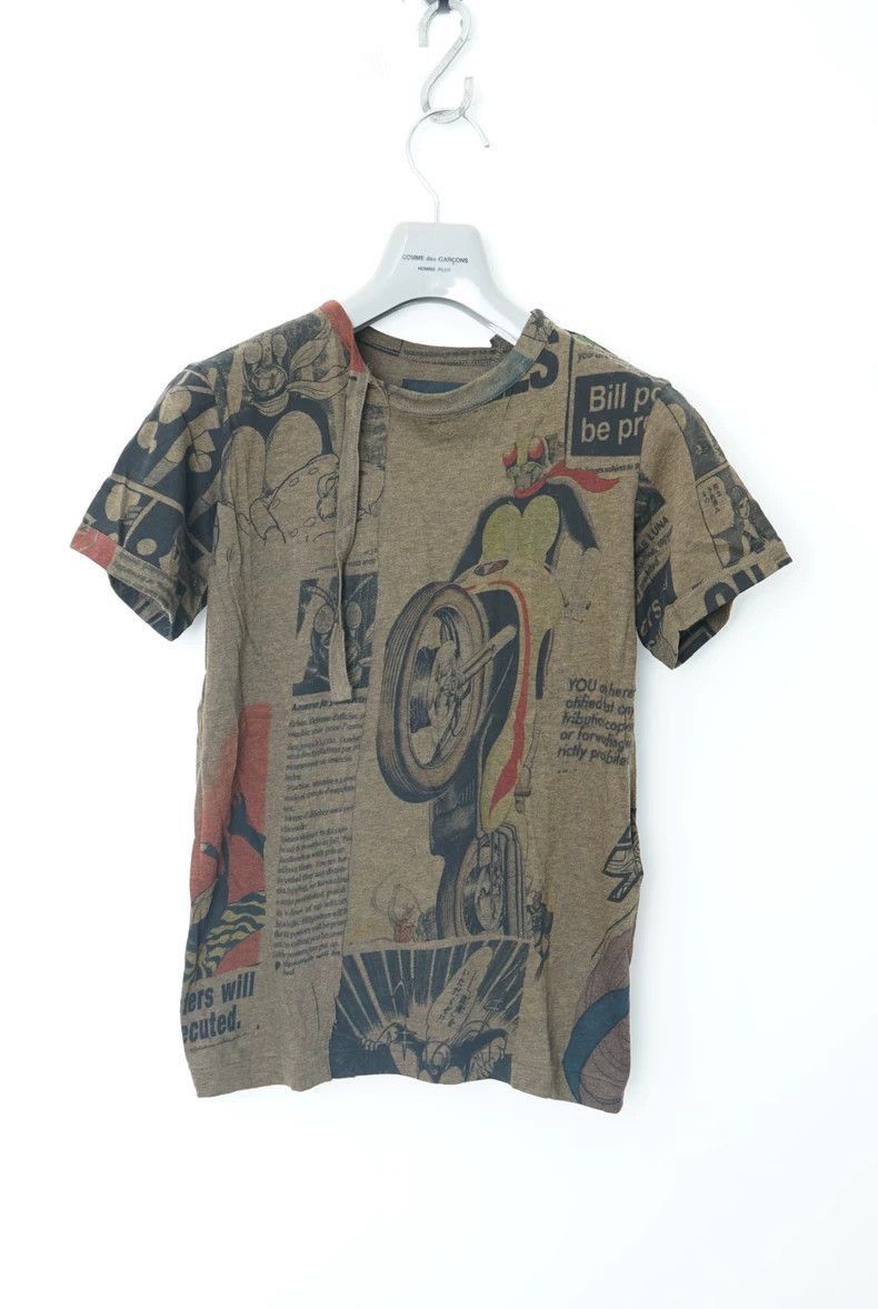 Yohji Yamamoto Yohji Yamamoto Yohji Yamamoto Comic Print Short Sleeve T-S Size US M / EU 48-50 / 2 - 2 Thumbnail
