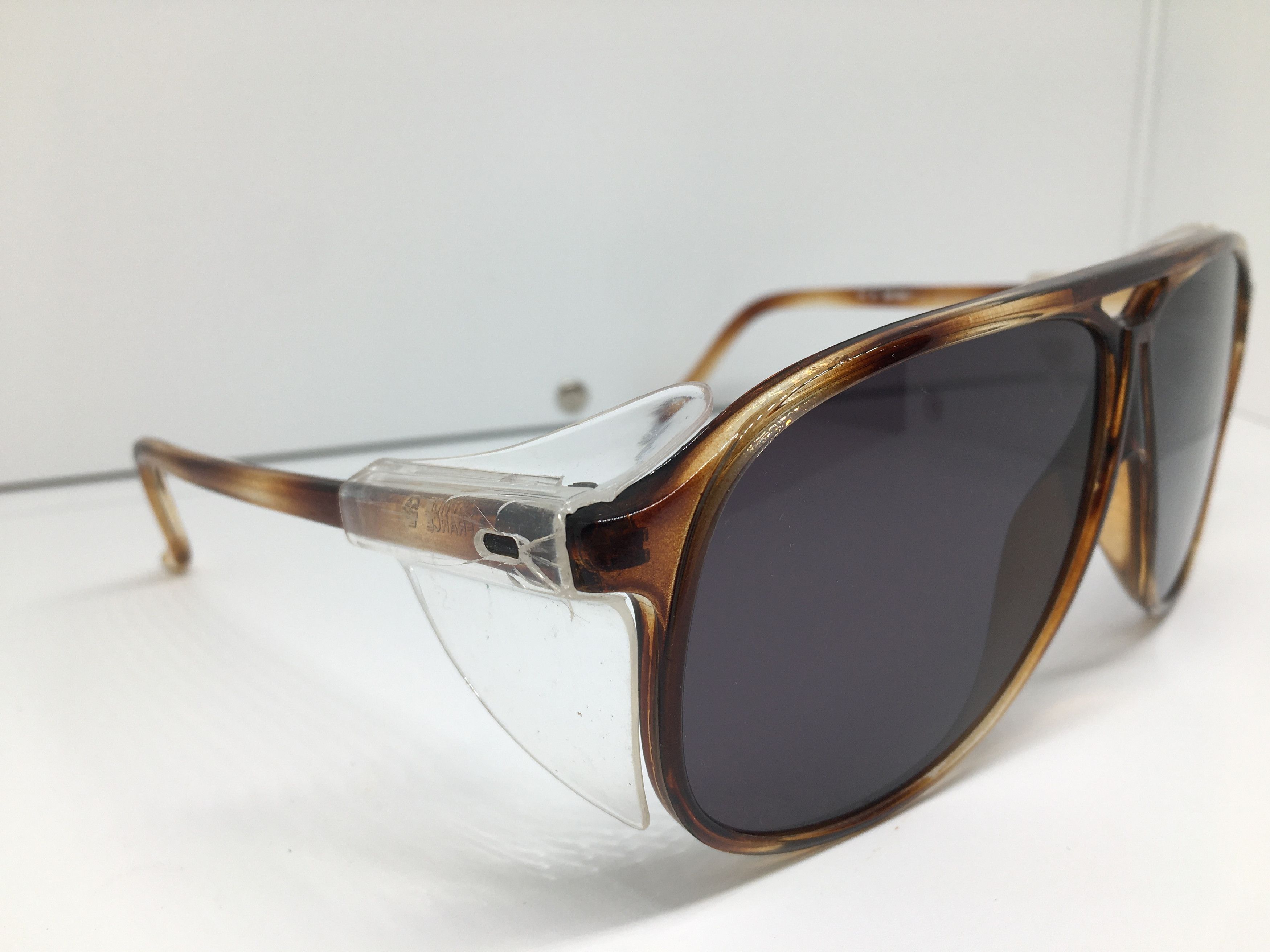 Vintage Vintage 80s Bolle Tortoise Aviator Sunglasses Frame Size ONE SIZE - 1 Thumbnail