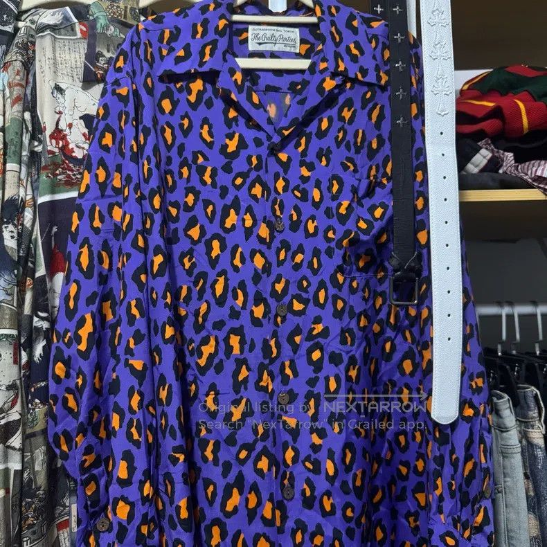 Wacko Maria Wacko Maria Leopard print full-print long-sleeved shirt Size US S / EU 44-46 / 1 - 1 Thumbnail