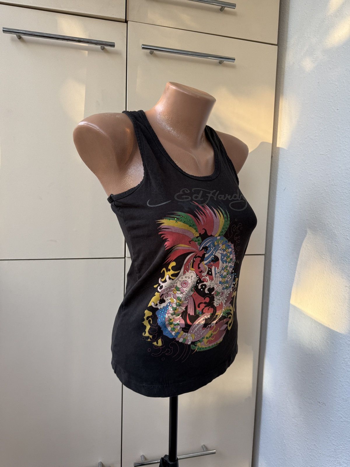 Ed Hardy Vintage Ed Hardy Tank Top faded Fish Size S / US 4 / IT 40 - 3 Thumbnail