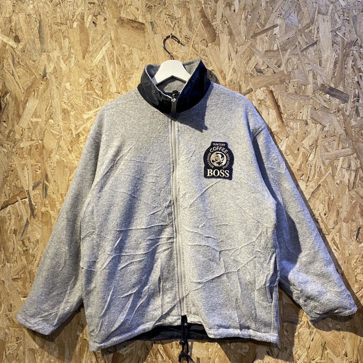 Japanese Brand × Vintage 90s Suntory Boss Coffee reversible jackets Size US L / EU 52-54 / 3 - 3 Thumbnail