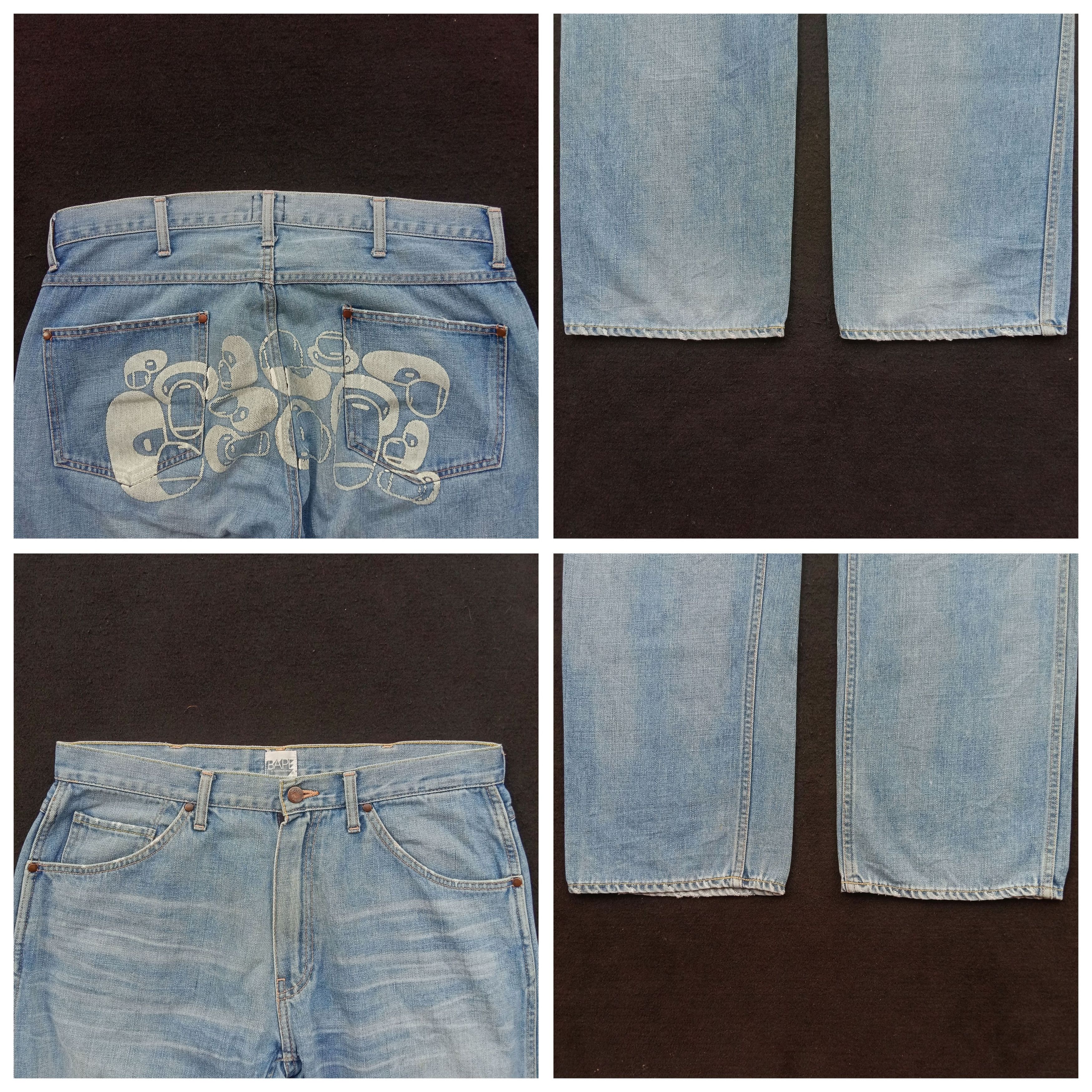 Bape Baby Milo Denim (2006) Size US 34 / EU 50 - 5 Thumbnail