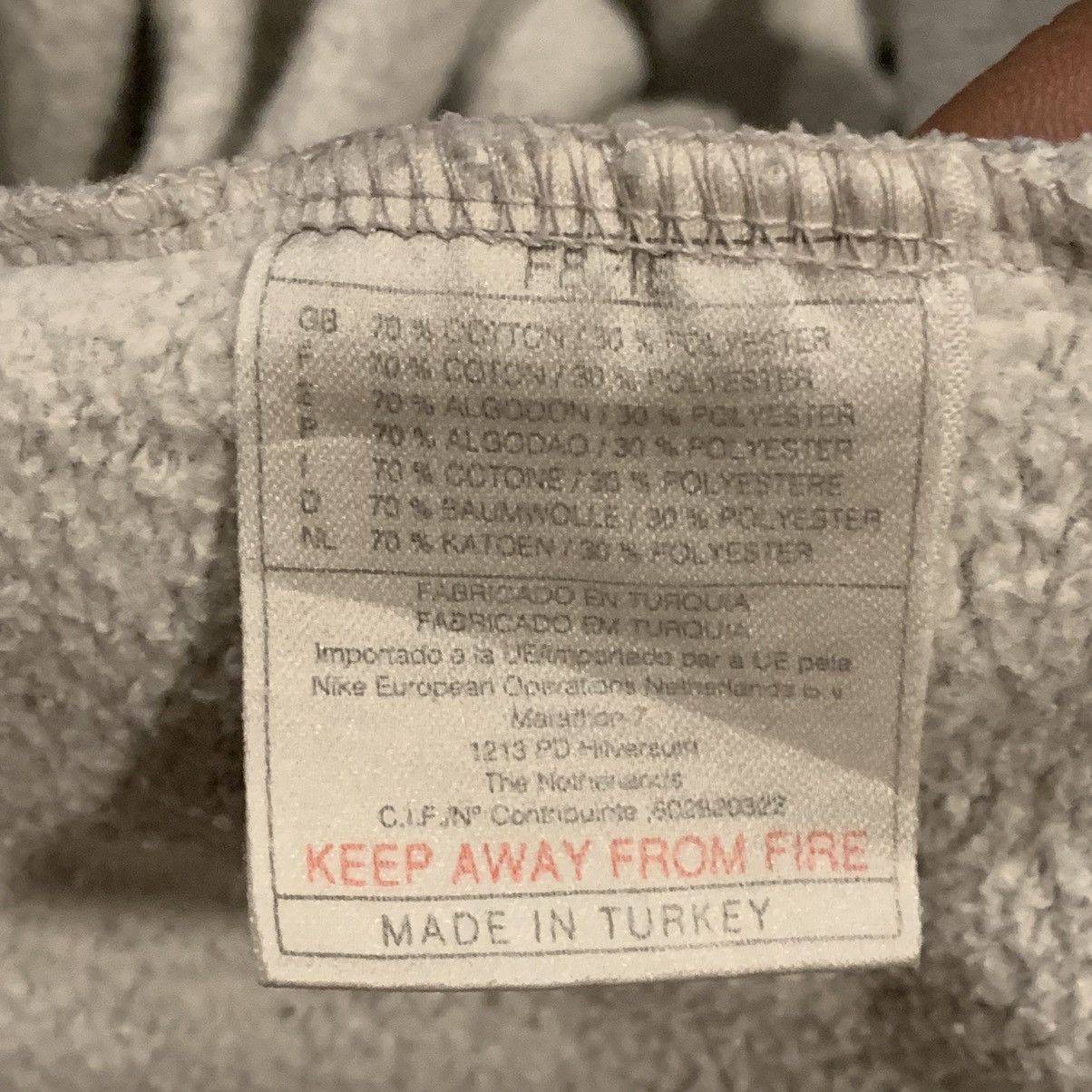 Nike Vintage 90s Nike "Mini Swoosh" Hoodie – XL (Boxy Fit) Size US XL / EU 56 / 4 - 6 Thumbnail