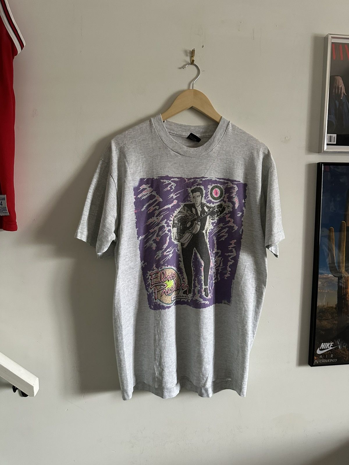 Vintage Elvis Presley Vintage Rock & Roll Tee Size US XL / EU 56 / 4 - 1 Thumbnail