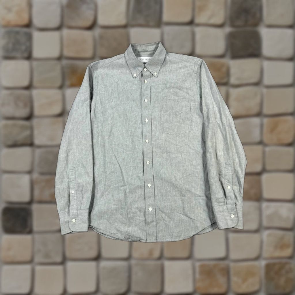Everlane Everlane Shirt Mens Small Gray Cotton Button Up Size US S / EU 44-46 / 1 - 1 Thumbnail