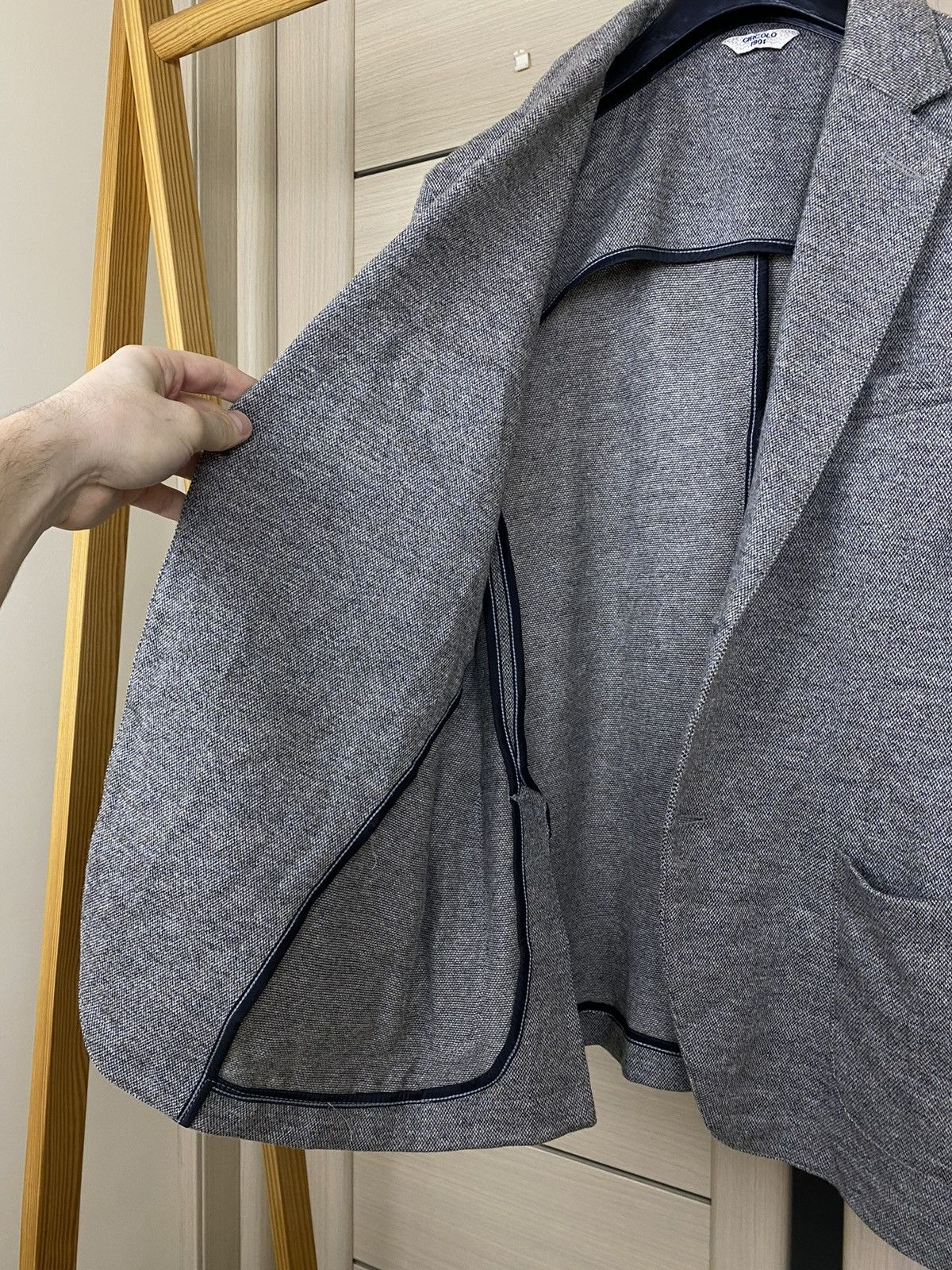Circolo 1901 Circolo 1901 unlined wool Patterned Half Line Blazer jacket Size 48R - 8 Thumbnail