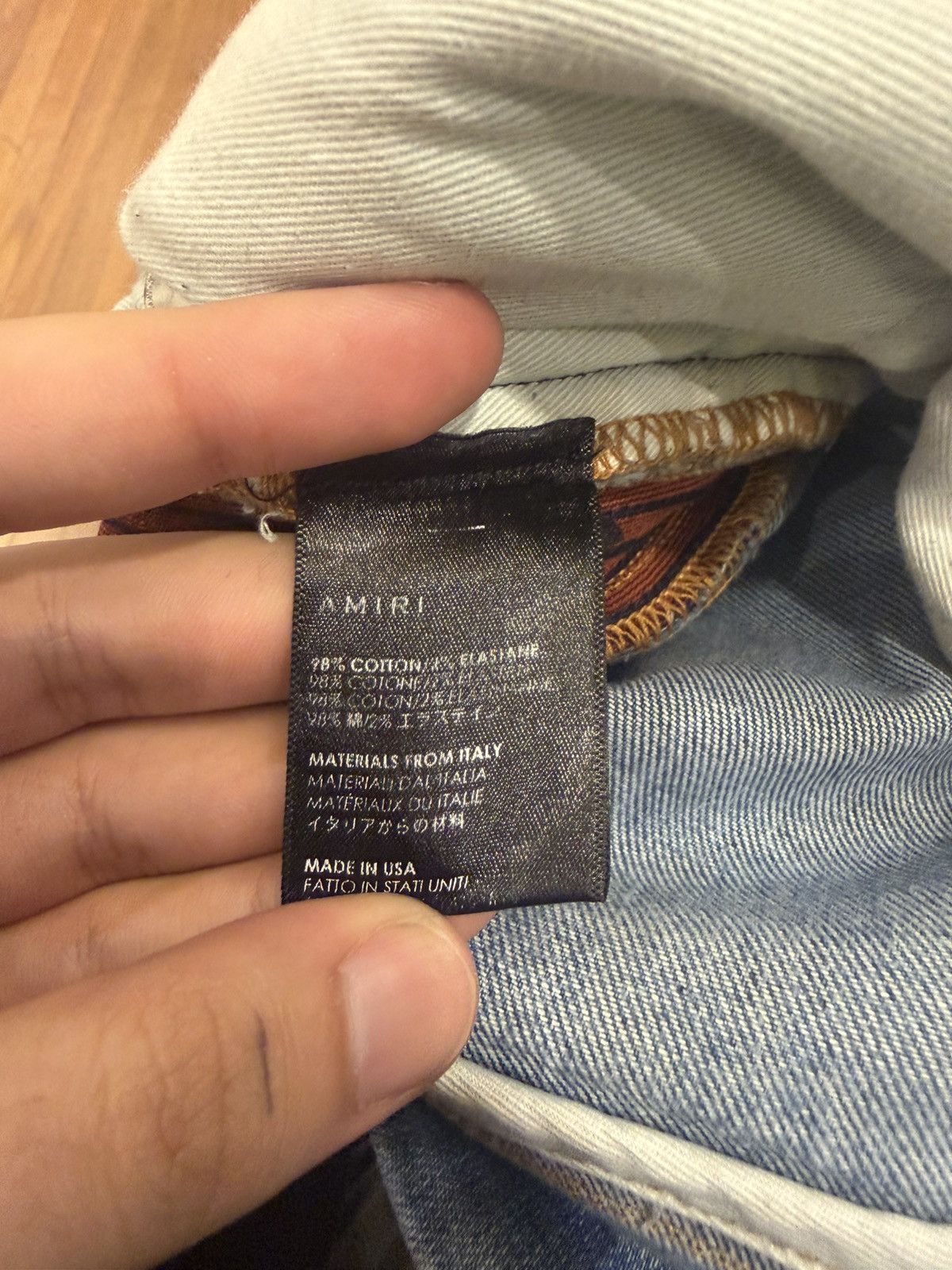 Amiri Amiri Half Track Zipper Denim Jeans Size US 38 / EU 54 - 4 Thumbnail
