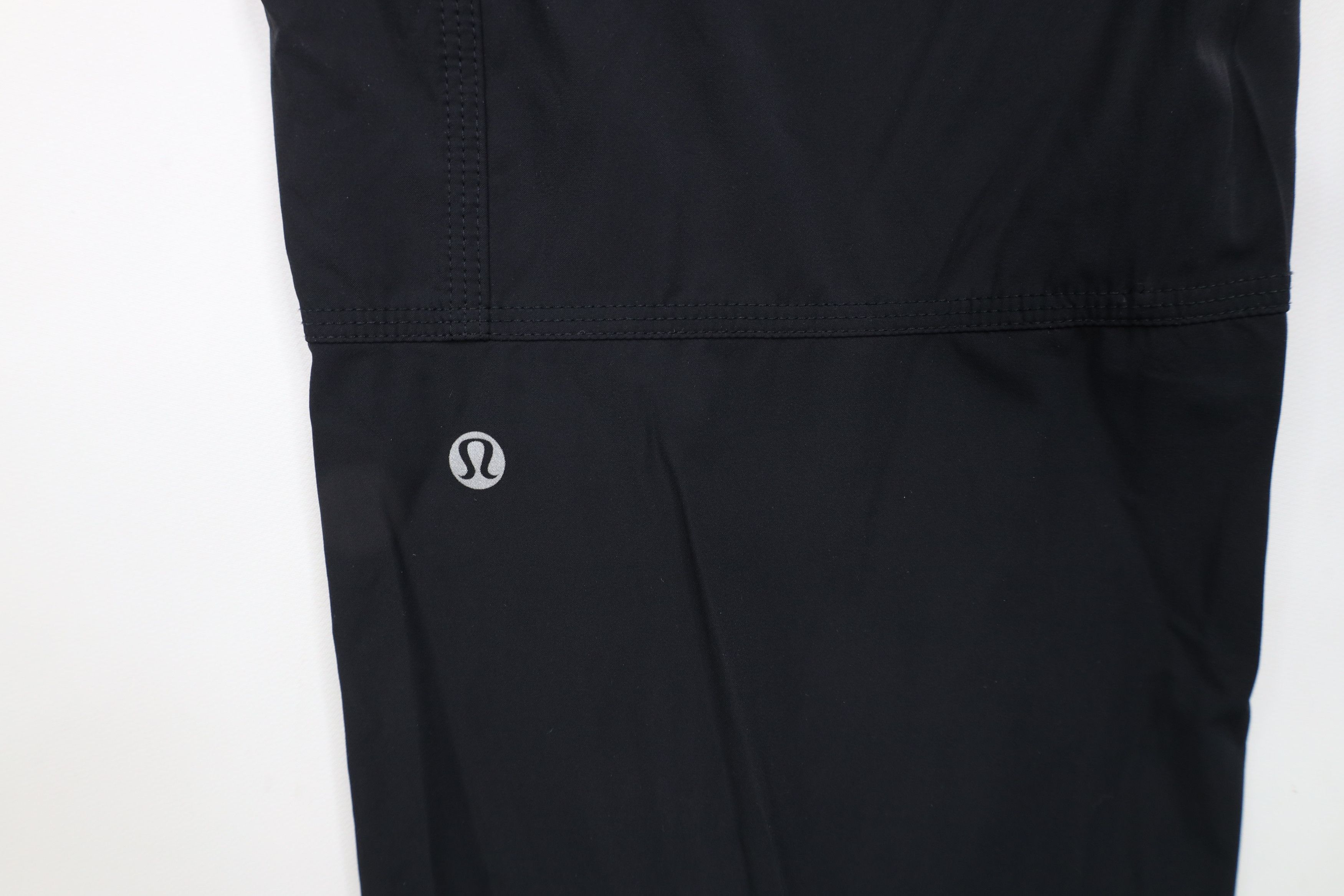 Lululemon × Vintage Lululemon Flared Wide Leg Dog Runner Pants Sweatpants Black Size 28" / US 6 / IT 42 - 12 Thumbnail