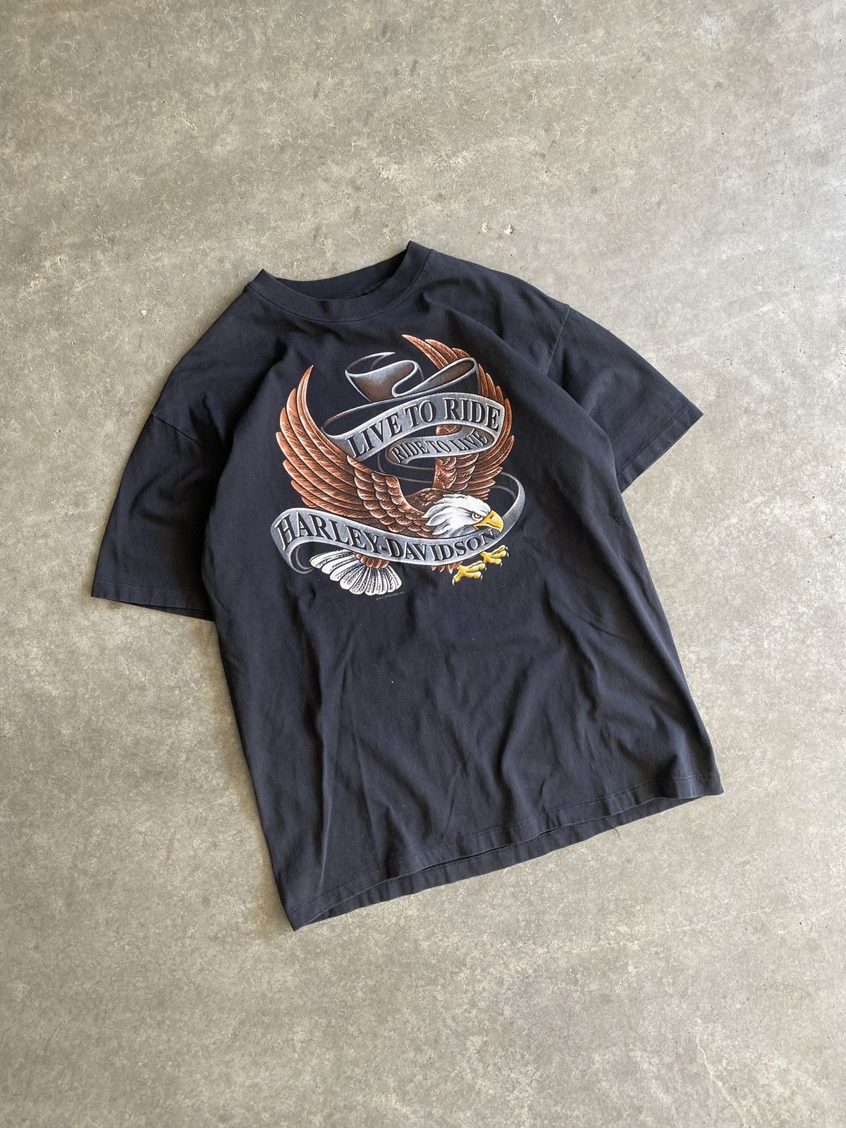 Harley Davidson × Vintage 1992 Harley Davidson Michael’s Santa Rose Vintage Tee Size US XL / EU 56 / 4 - 2 Thumbnail