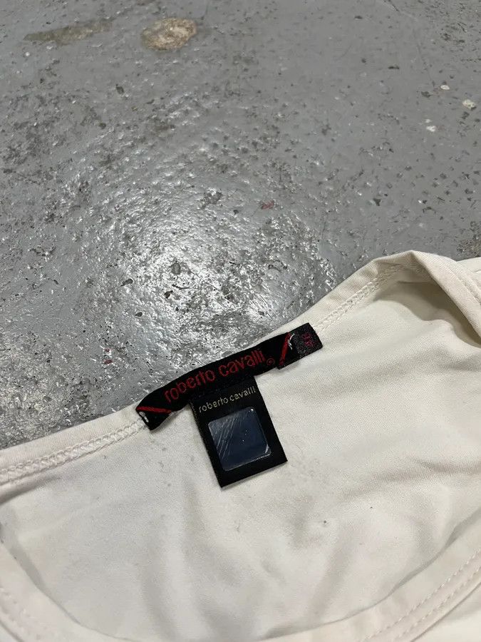 Roberto Cavalli 2000s Roberto Cavalli Wolves White Longsleeves Size US S / EU 44-46 / 1 - 9 Thumbnail