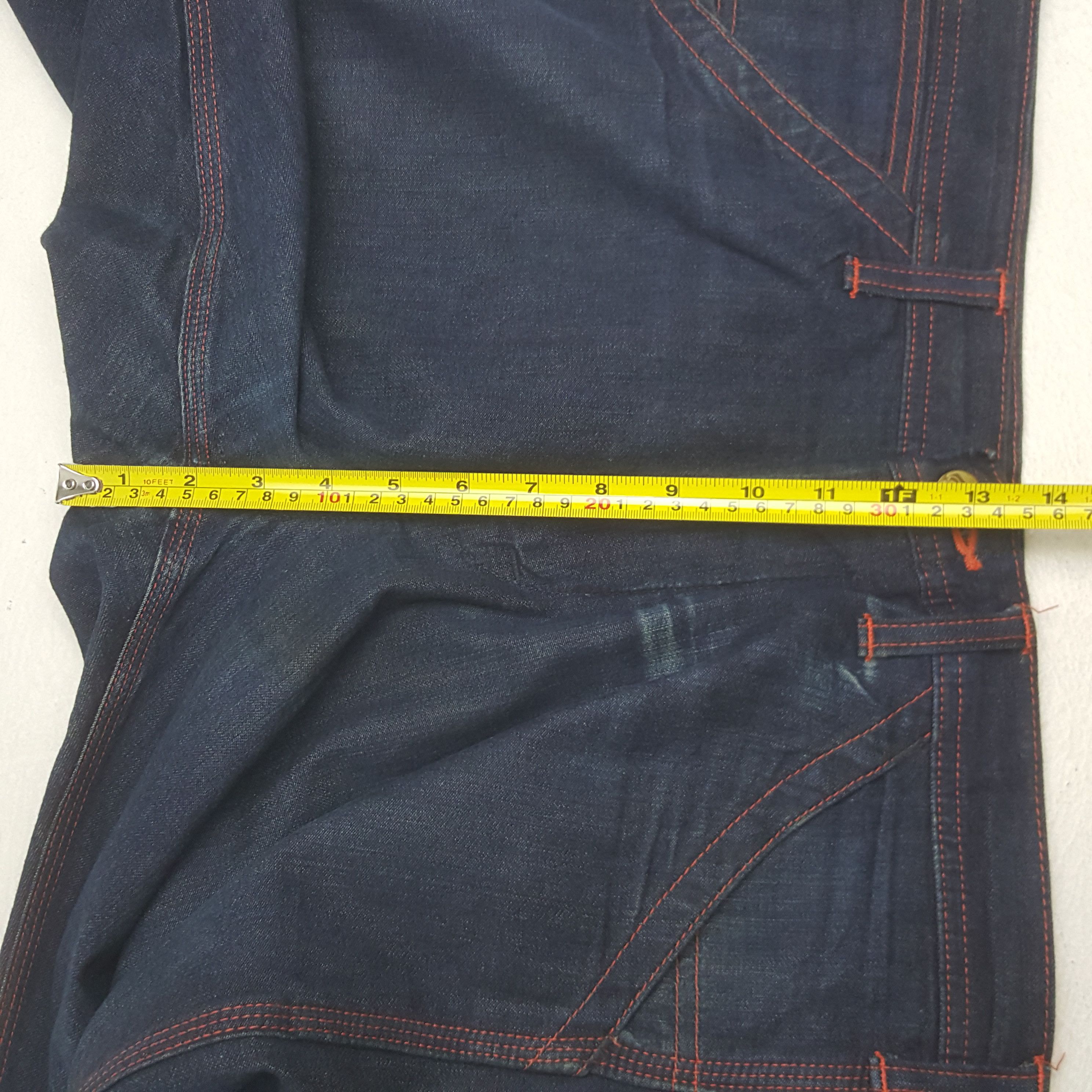 Lee Vintage Lee Japan Thread Pink Denim Jeans Size US 35 - 8 Thumbnail