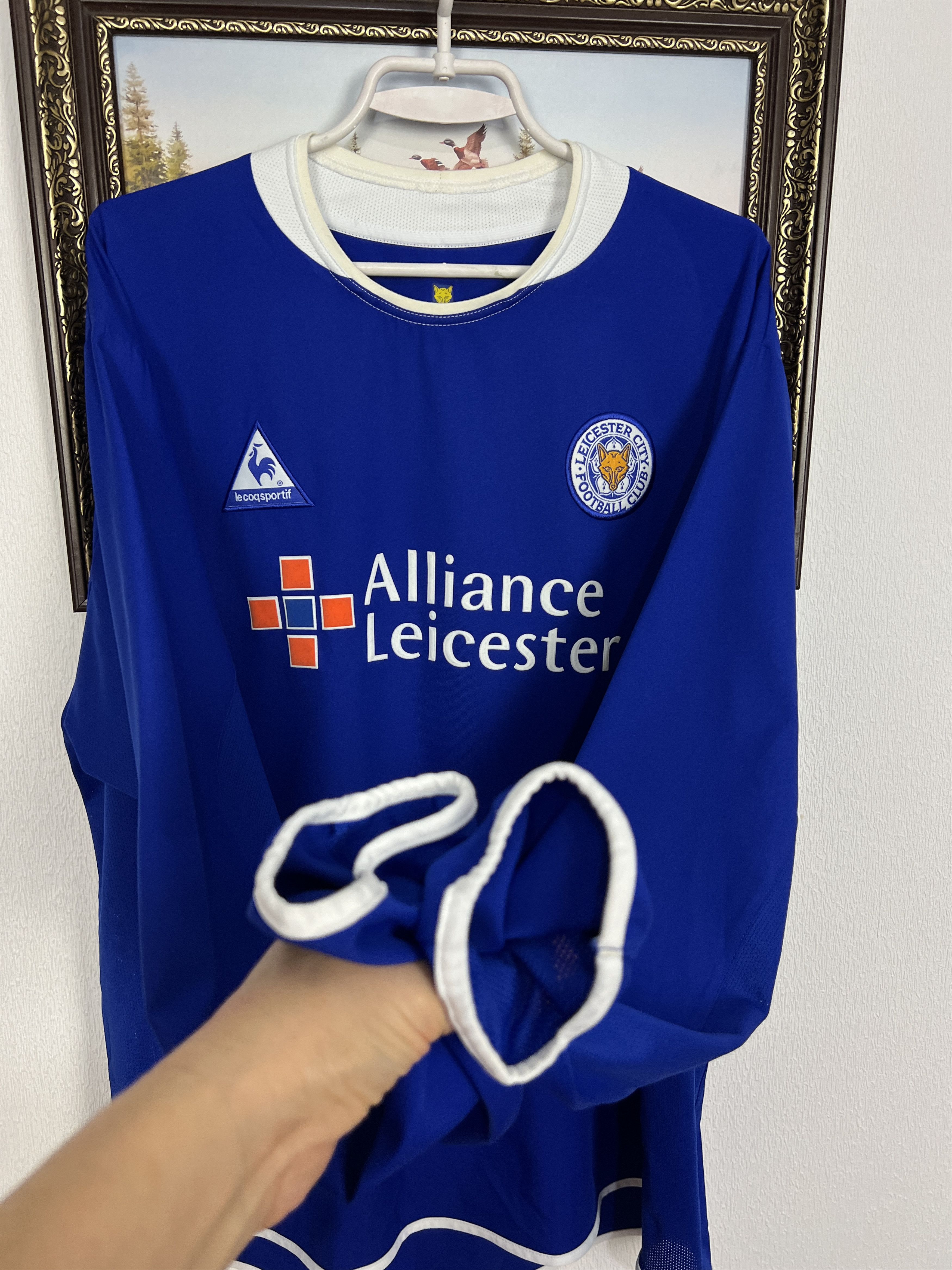 Le Coq Sportif Leicester City footbal shirt Soccer Long Sleeve Jersey Size US XXL / EU 58 / 5 - 5 Thumbnail