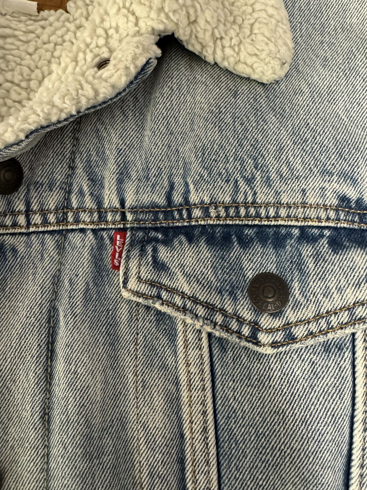 Levi's Levi’s Type III Sherpa Trucker Jacket Size US XL / EU 56 / 4 - 3 Thumbnail
