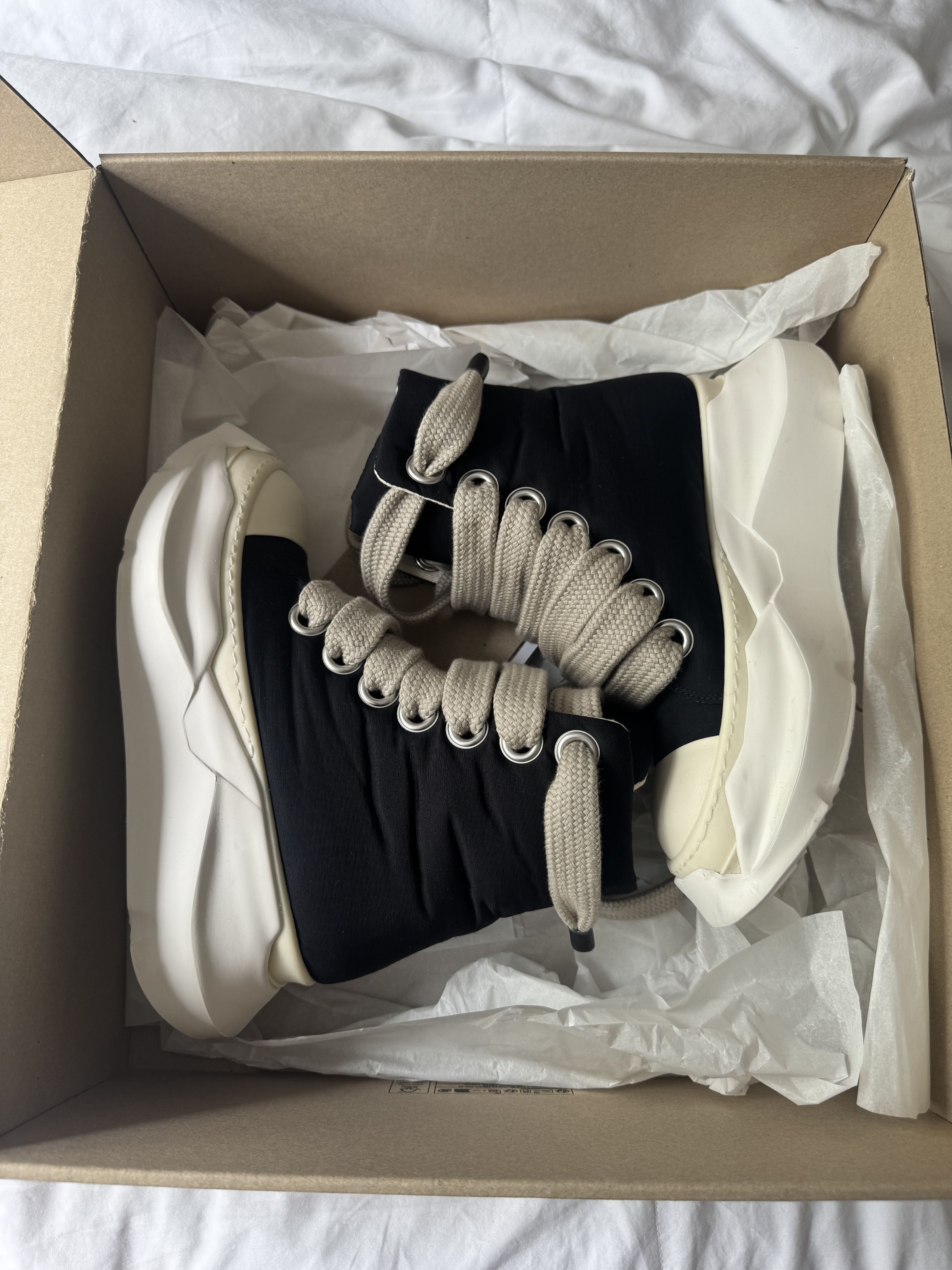 Rick Owens Drkshdw JUMBO LACED ABSTRACT SNEAKER Size US 7 / IT 37 - 2 Thumbnail