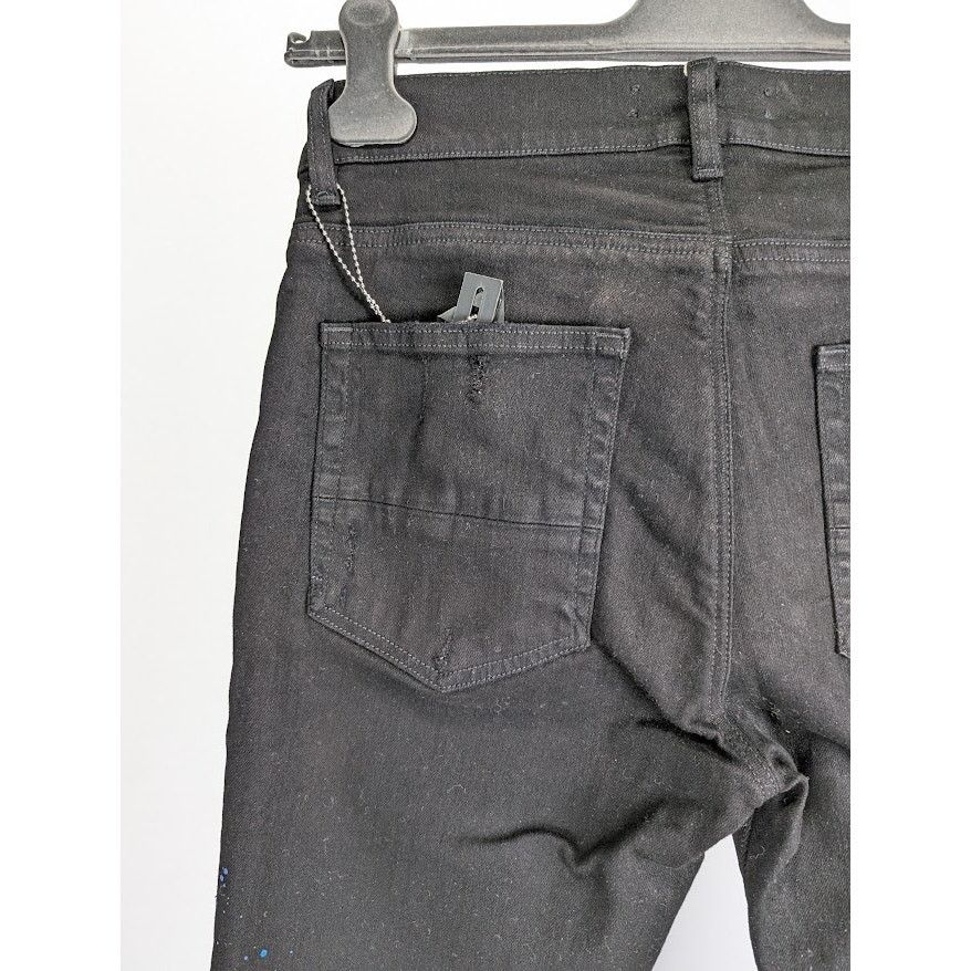 Amiri o1rshd1 Crystal Painted Pants in Black Size US 32 / EU 48 - 16 Thumbnail