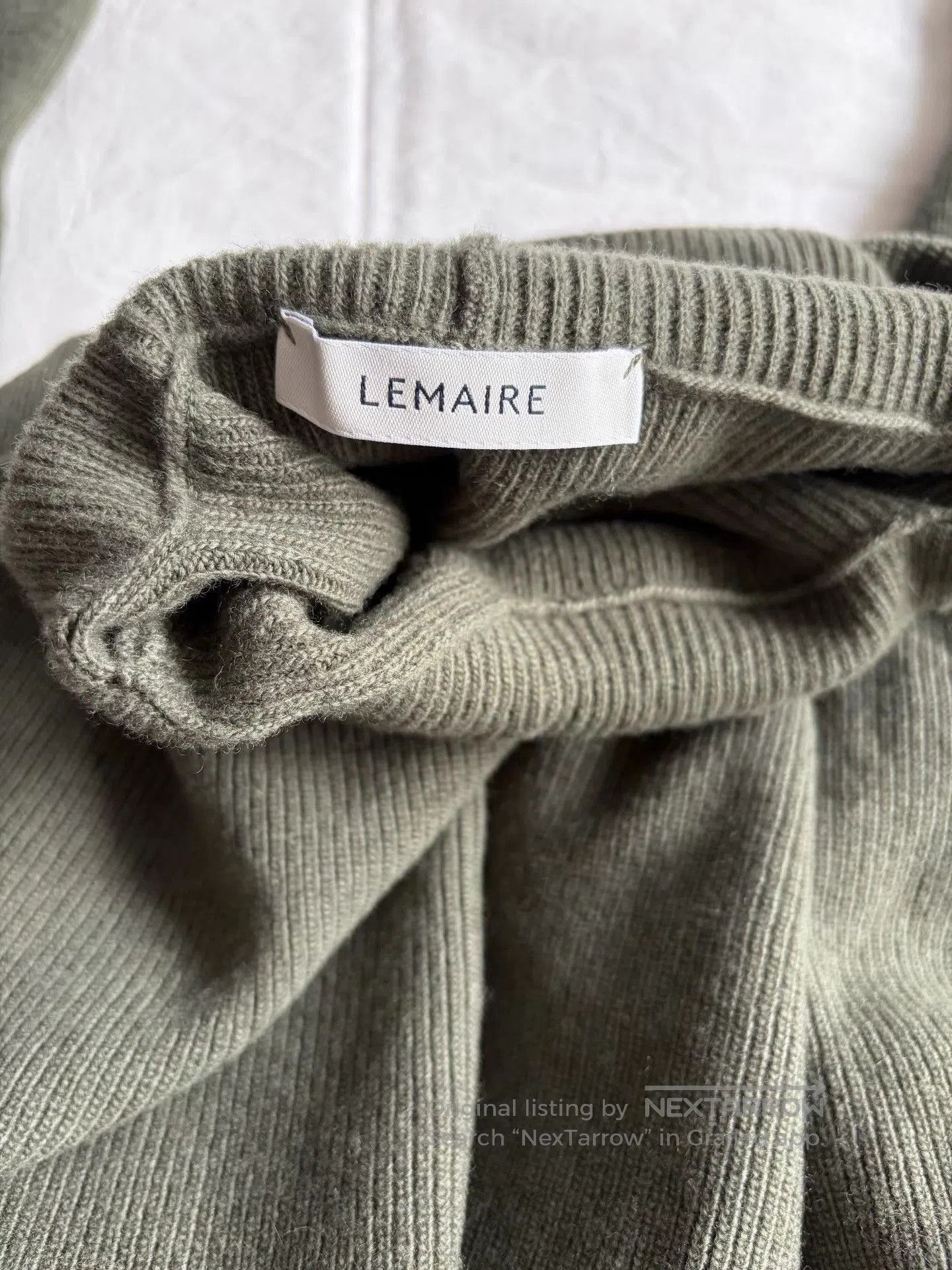 Lemaire Green Turtleneck Sweater - Size S. Size US S / EU 44-46 / 1 - 5 Thumbnail