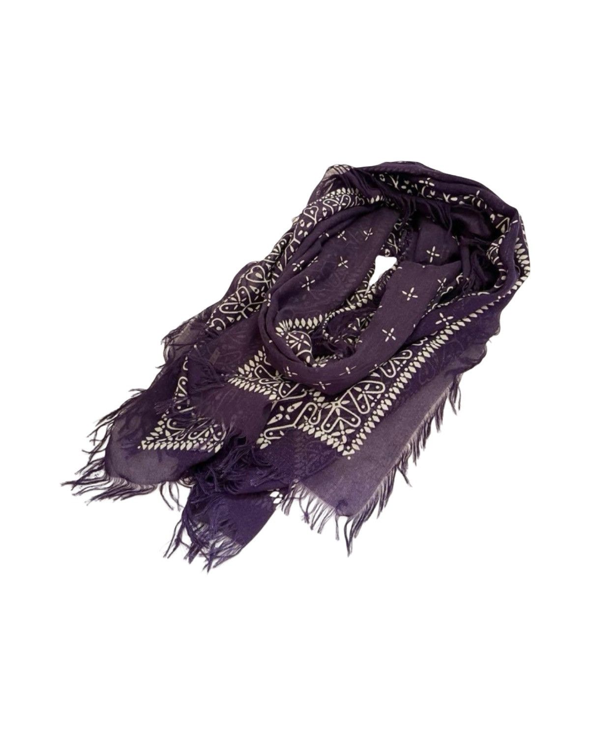 Vintage Kapital Fringe Oversized Scarf