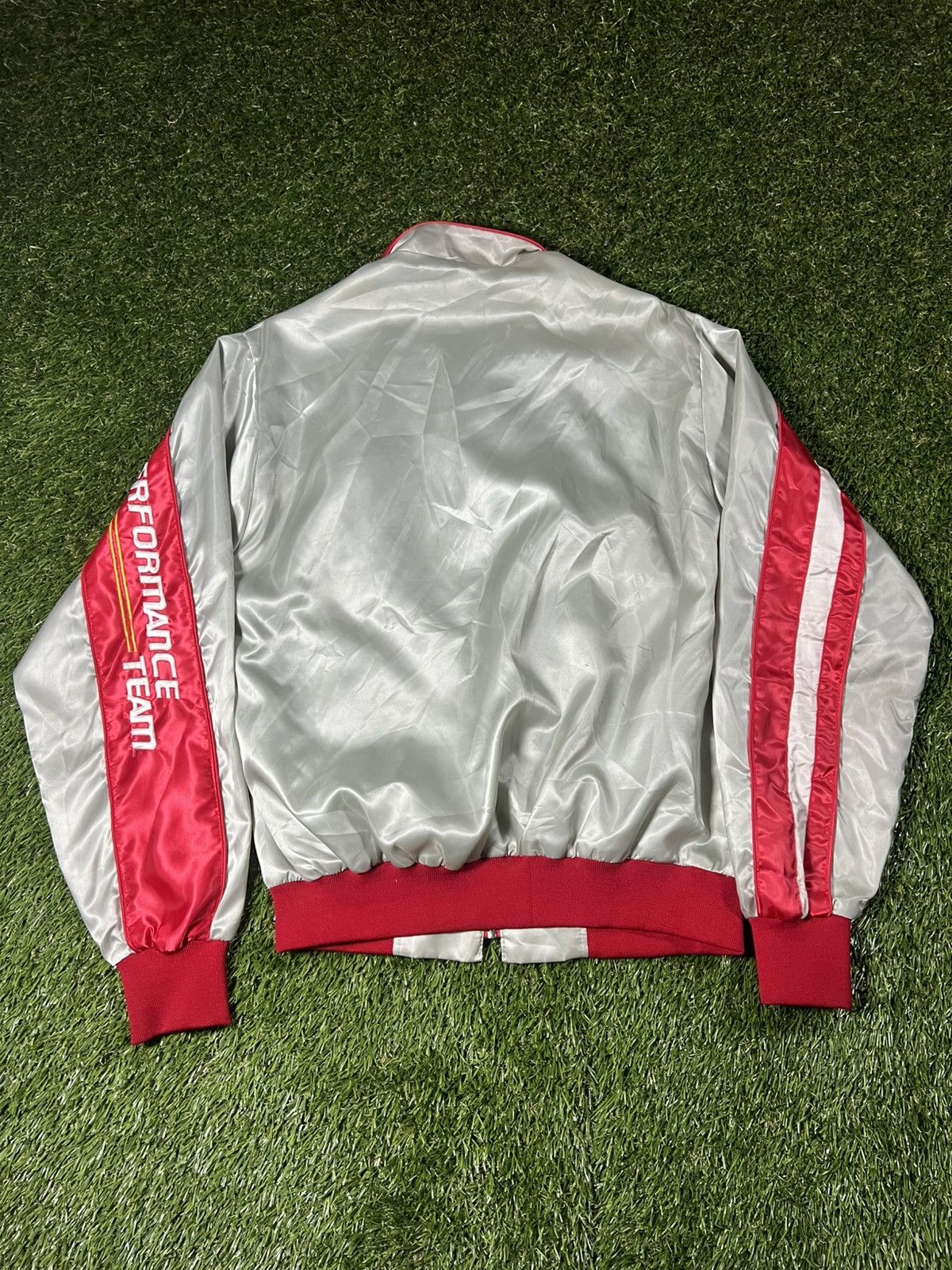NASCAR Vintage 90s MAC Tools Performance Team Striped Racing Jacket Size US L / EU 52-54 / 3 - 3 Thumbnail