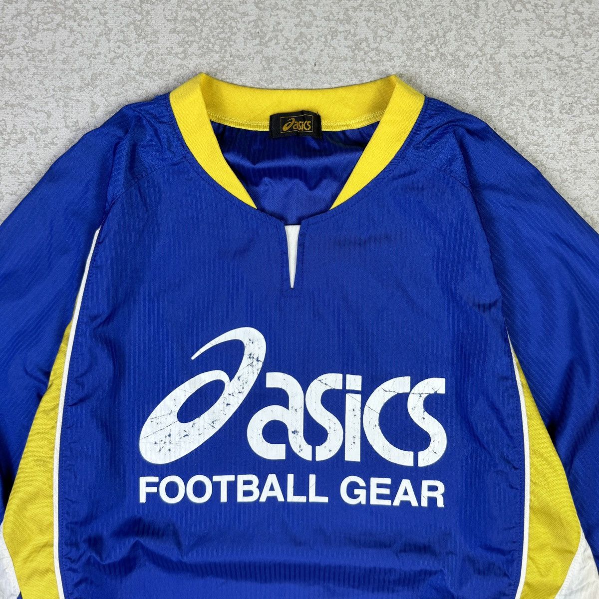 Asics × Gear for Sports × Vintage 💥Vintage Asics Football Gear Nylon Jersey Size US M / EU 48-50 / 2 - 2 Thumbnail