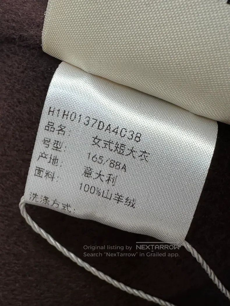 Hermes Hermes Blackcurrant Purple Double-faced Cashmere Short Zip Size XS / US 0-2 / IT 36-38 - 6 Thumbnail