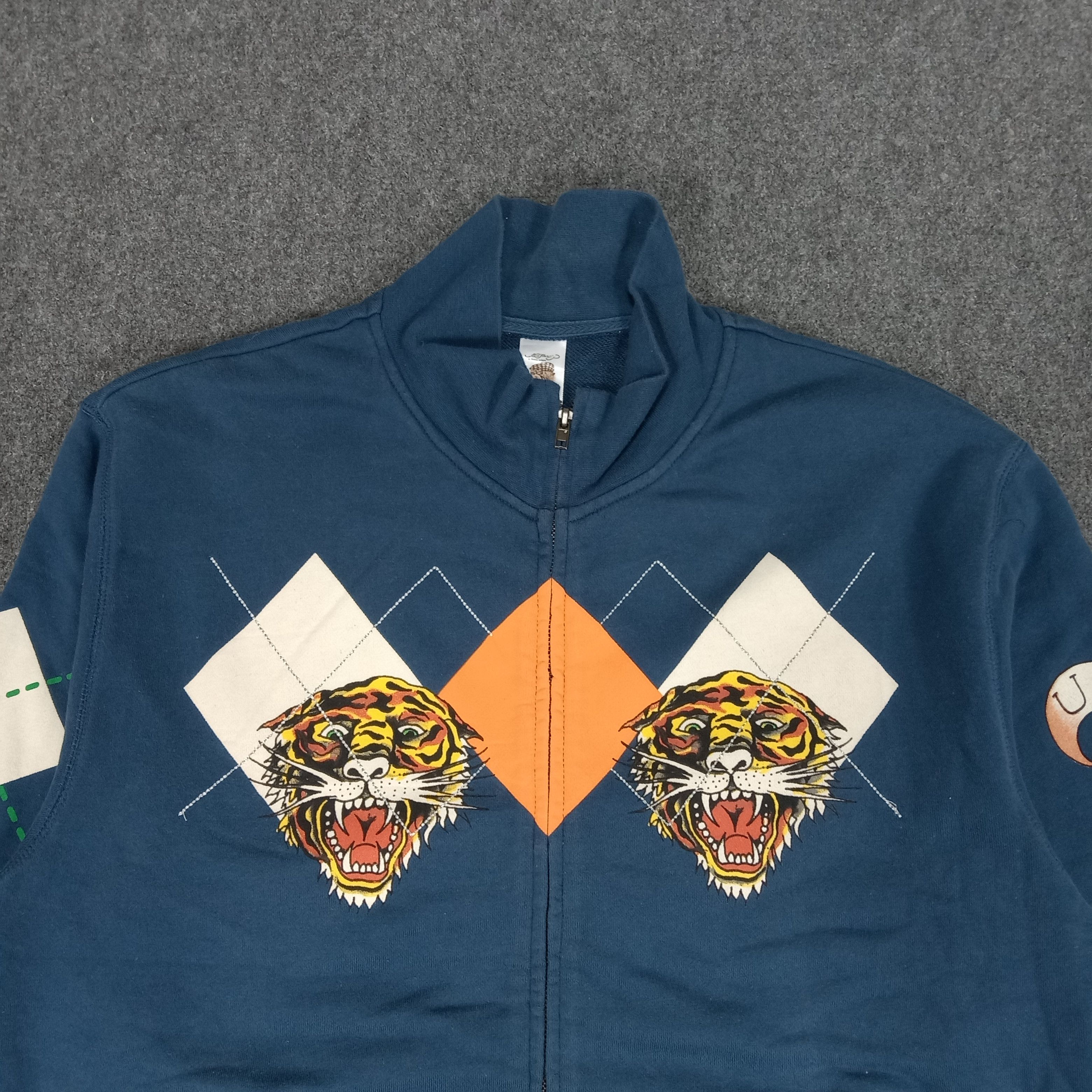 Christian Audigier × Ed Hardy × Vintage Ed Hardy by Christian Audiger Designer Sweatshirt Jacket Size US L / EU 52-54 / 3 - 7 Thumbnail