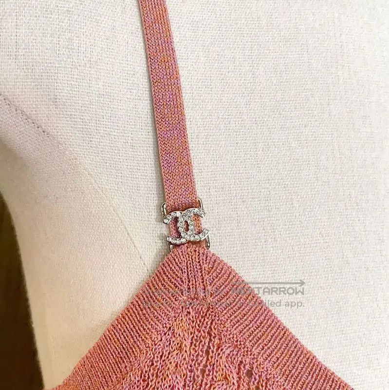 Chanel Chanel Pink Silk Summer Sleeveless Top . Size S / US 4 / IT 40 - 4 Thumbnail