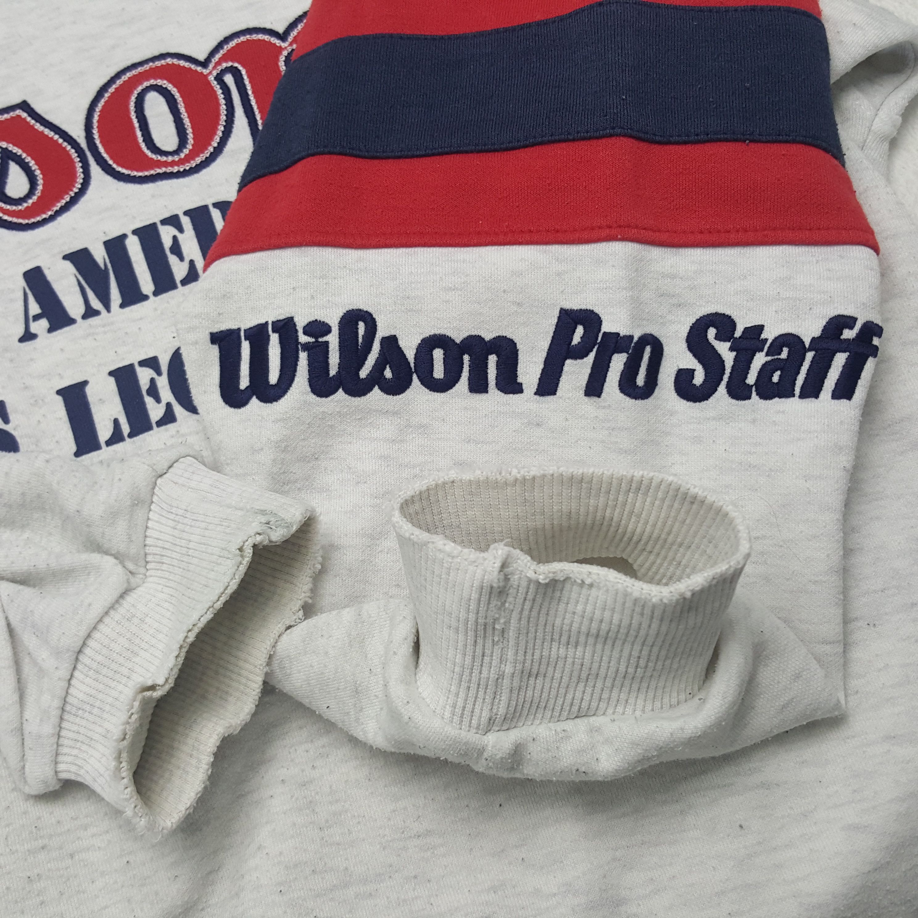 Vintage × Wilson Vintage Wilson Embroidery Sweatshirt Size US L / EU 52-54 / 3 - 8 Thumbnail