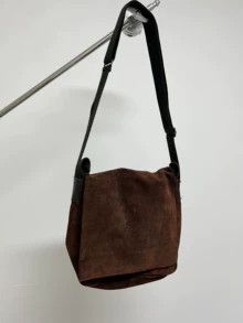 Prada Yohji Yamamoto YS for Men 90s Suede Crossbody Bag Size ONE SIZE - 3 Thumbnail