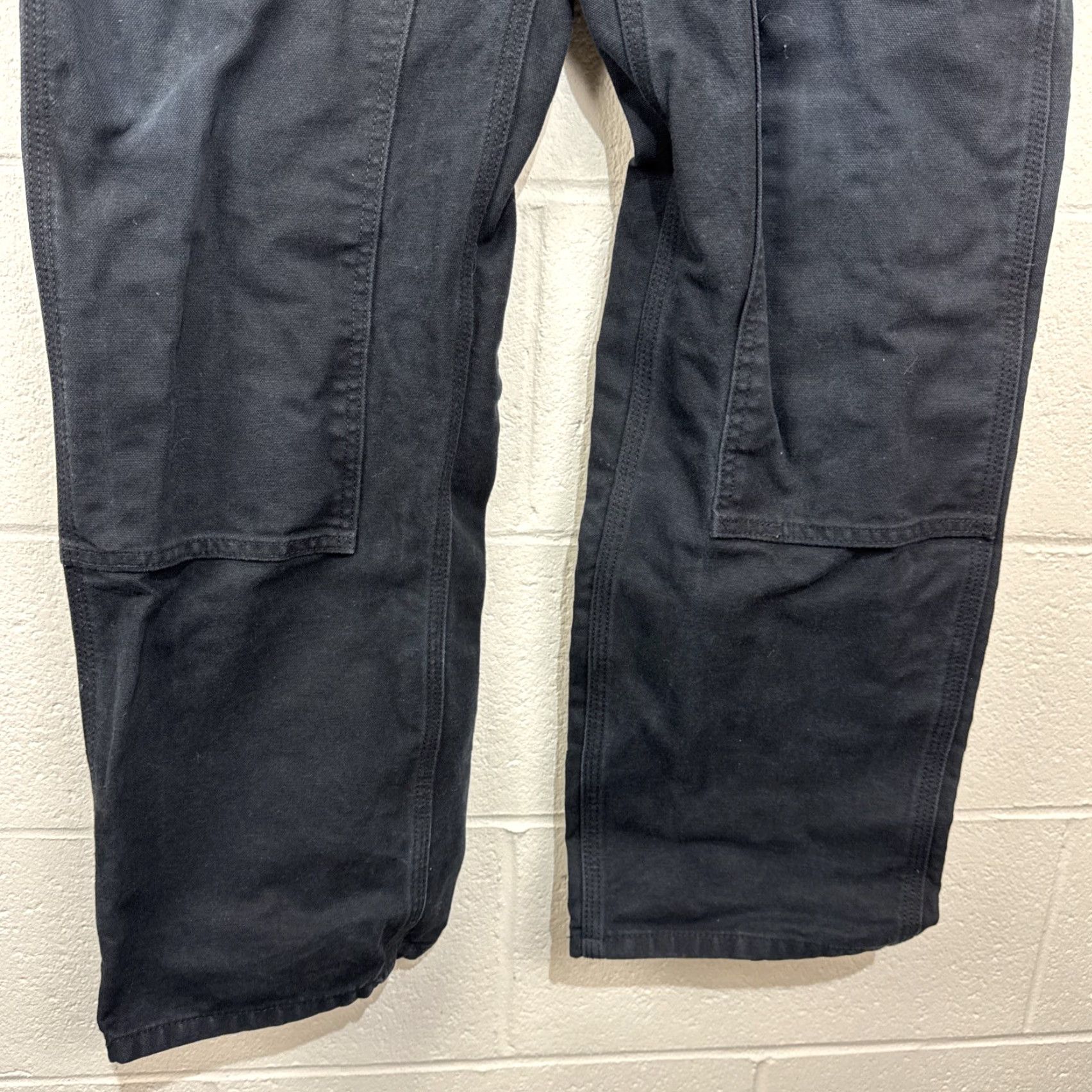 Carhartt VINTAGE Carhartt Pants Carpenter 5-Pocket Black 33x34 Mens Size US 33 - 6 Thumbnail