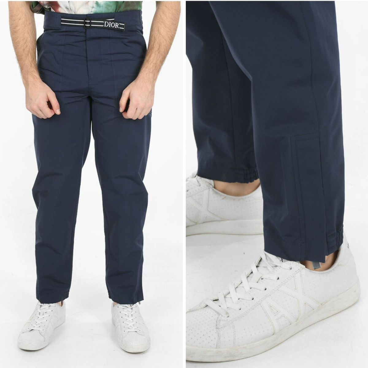 Dior Dior Nylon Blend Pants Logo Belt Size US 36 / EU 52 - 2 Thumbnail