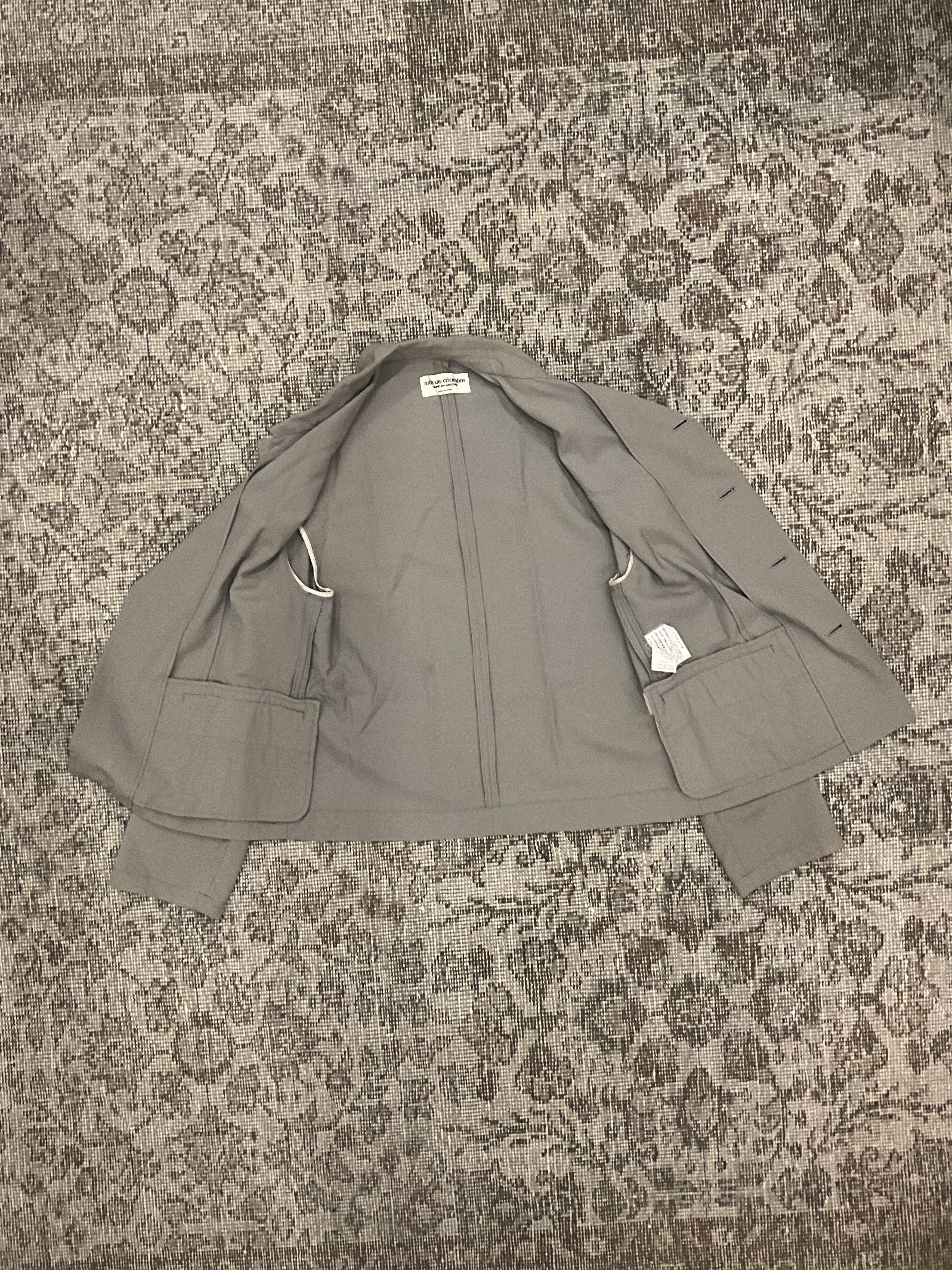 Comme des Garcons Comme des Garçons Robe de Chambre Wool Jacket Grey AD1996 Size US S / EU 44-46 / 1 - 5 Thumbnail
