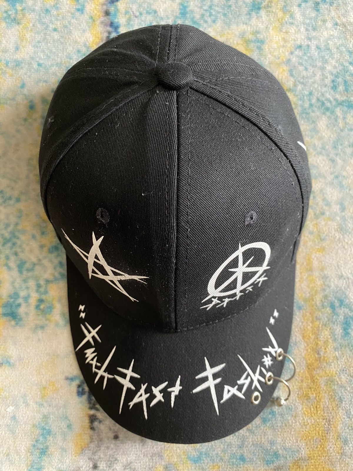 Japanese Brand Utility grunge gothic logo cap Size ONE SIZE - 2 Thumbnail