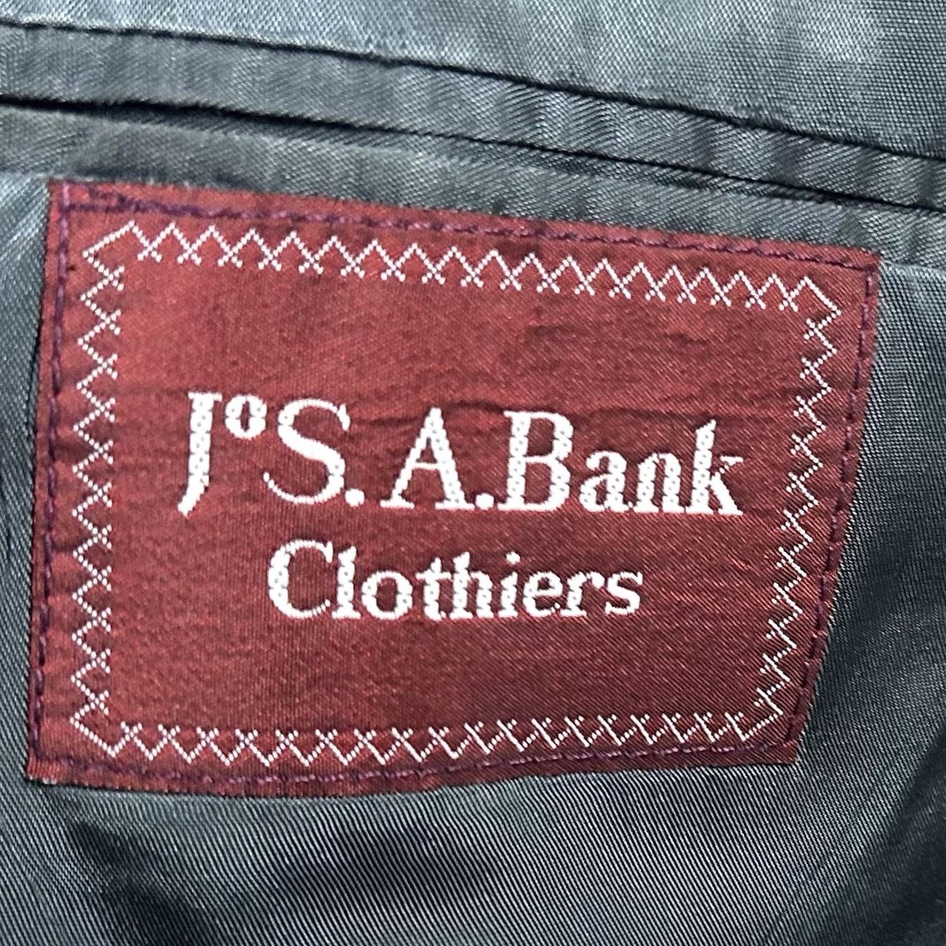 Jos. A. Bank VINTAGE Jos A Bank 38R Sport Coat Wool Dark Gray Herringbone Two Button Mens Jacket- Coat (Regular) Size US XS / EU 42 / 0 - 3 Thumbnail