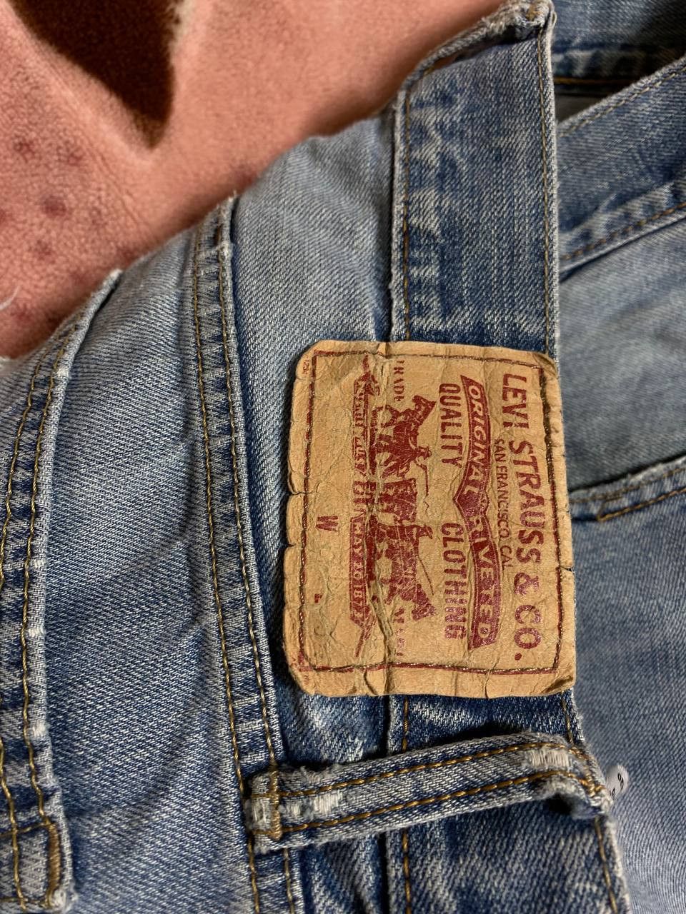 Levi's × Vintage Crazy vintage y2k Levi’s faded grunge archive skater 2000’s Size US 34 / EU 50 - 15 Thumbnail