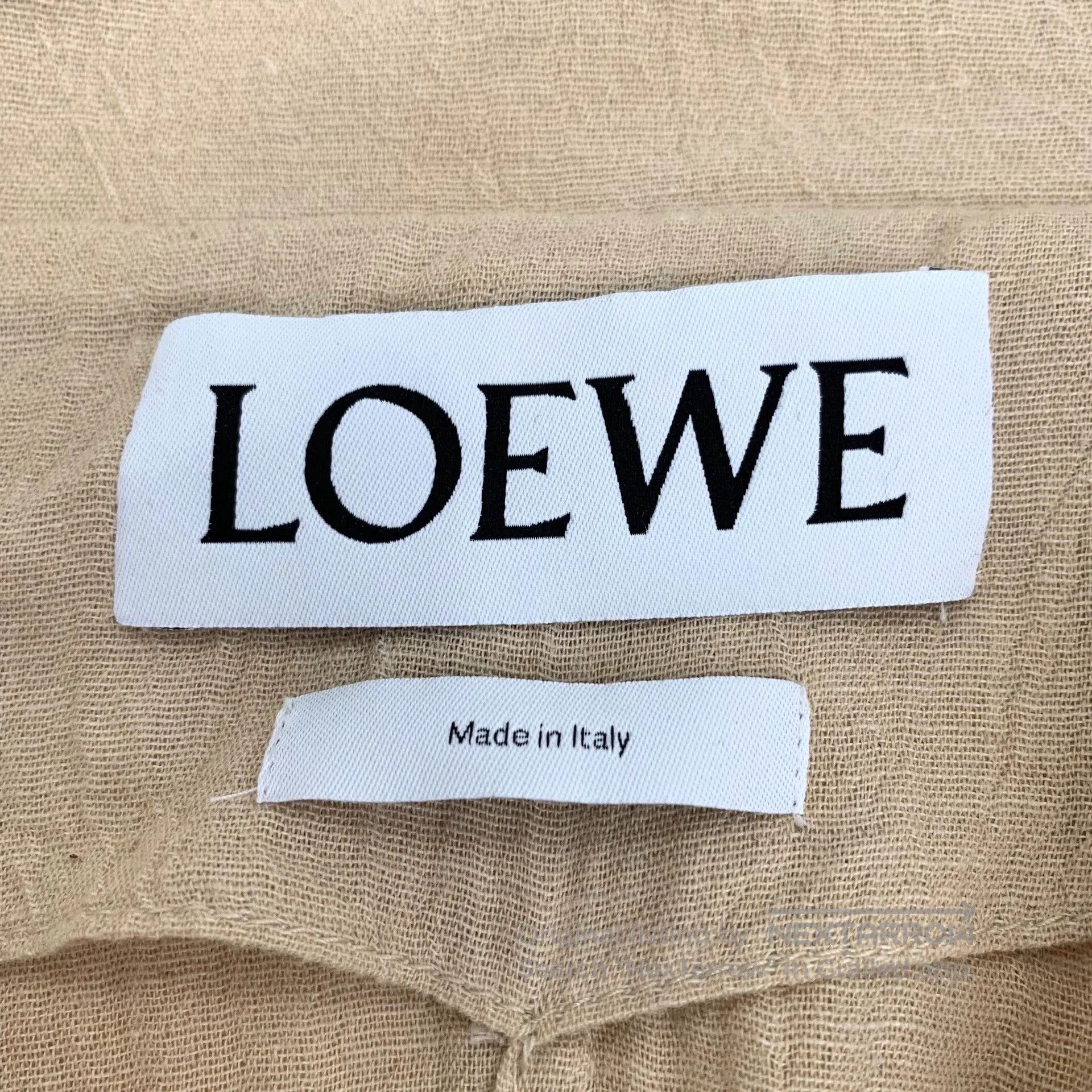 Loewe Loewe Brown Pleated Cotton Long Sleeve Cardigan. Size US XXS / EU 40 - 6 Thumbnail