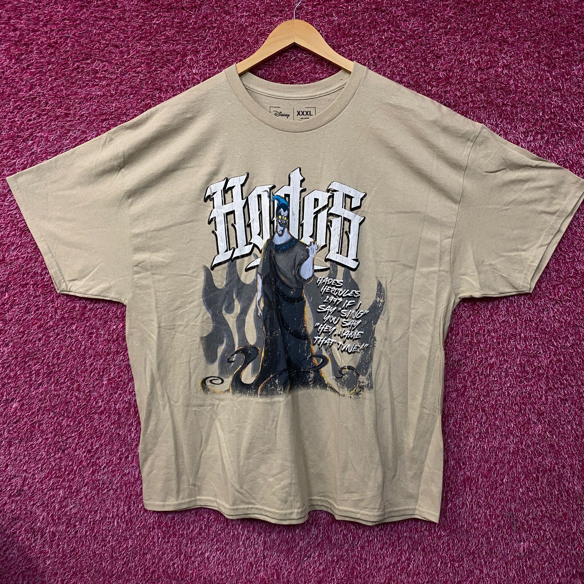 Disney Disney Hercules Hades "If I Say Sing" Oversized Graphic Tee Size US XXL / EU 58 / 5 - 1 Thumbnail