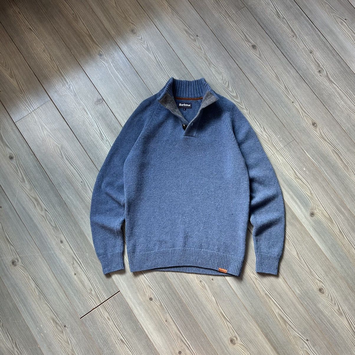 Barbour Barbour Essential Chunky Half Button Sweater Size US L / EU 52-54 / 3 - 1 Thumbnail