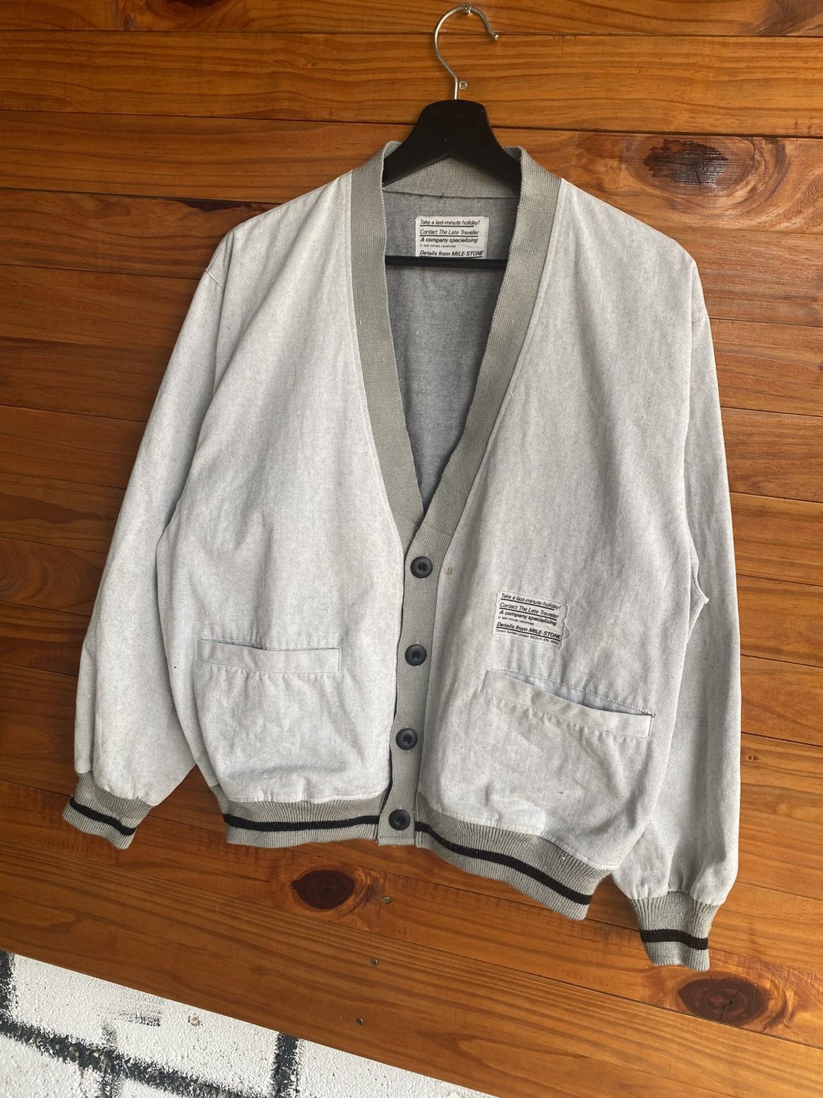 Milestone Vintage Mile-Stone Covent Garden London Graphic Label Grey Size US M / EU 48-50 / 2 - 4 Thumbnail