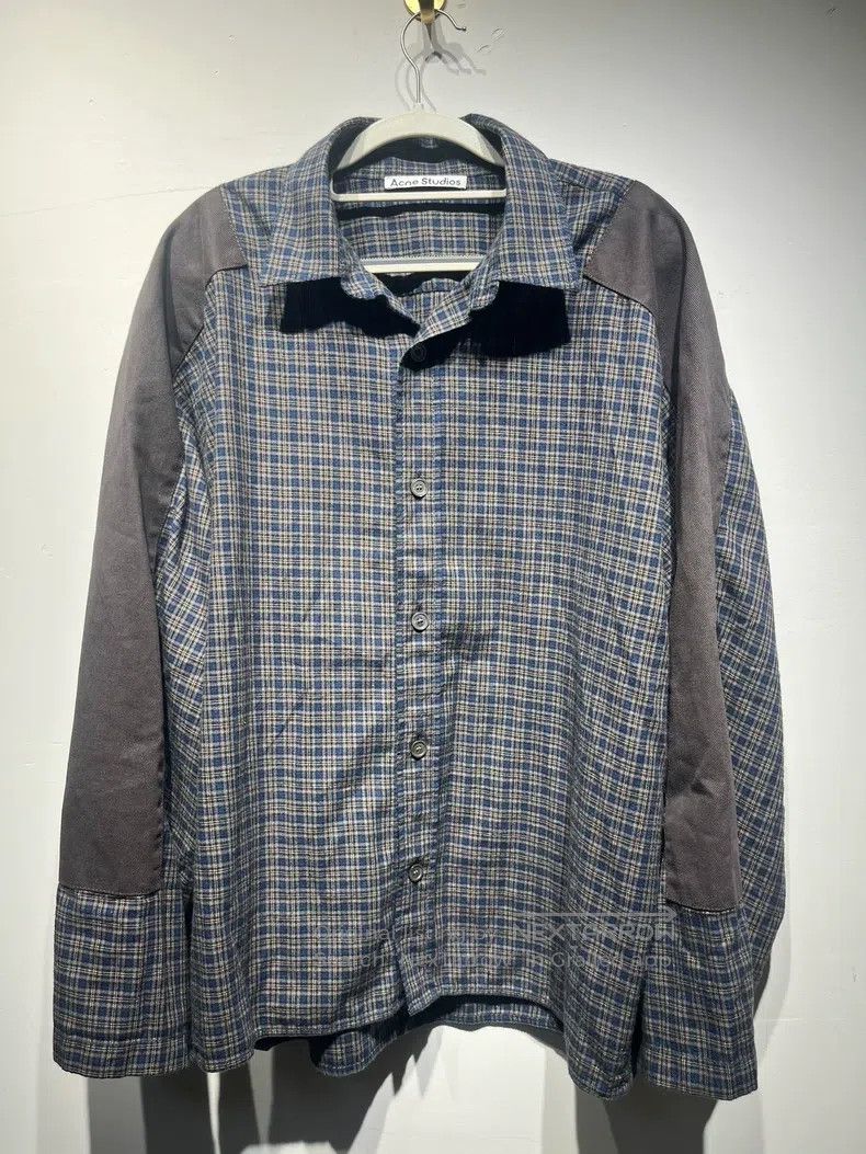 Acne Studios Acne Studios Flannel Patchwork Design Plaid Single-breaste Size US S / EU 44-46 / 1 - 1 Thumbnail