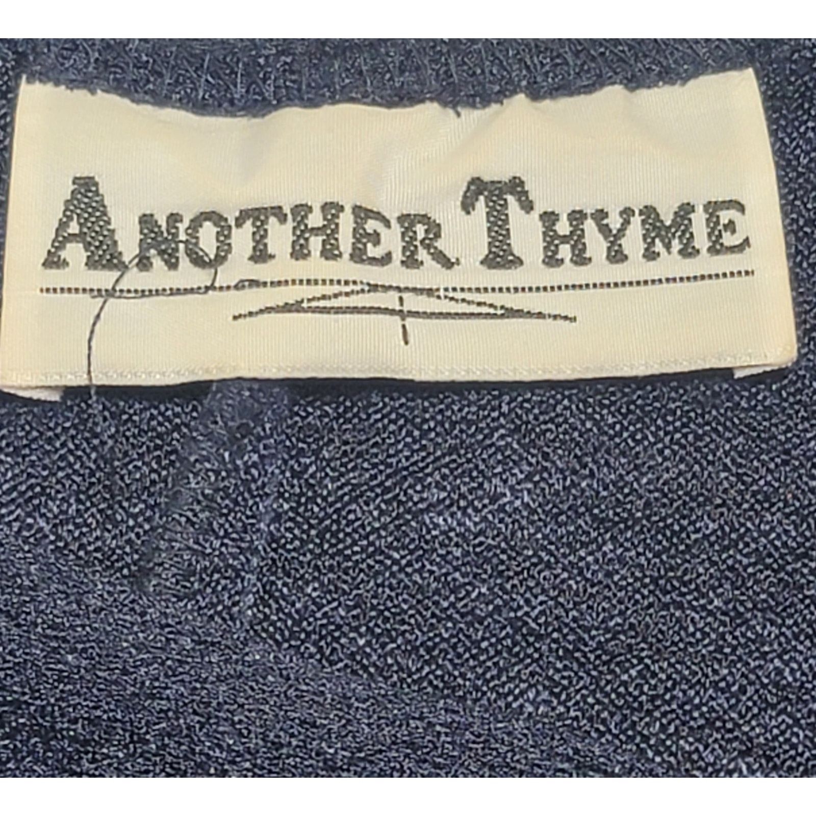Other Another Thyme Navy Blue Sleeveless A Line Midi Dress Large Size L / US 10 / IT 46 - 3 Thumbnail