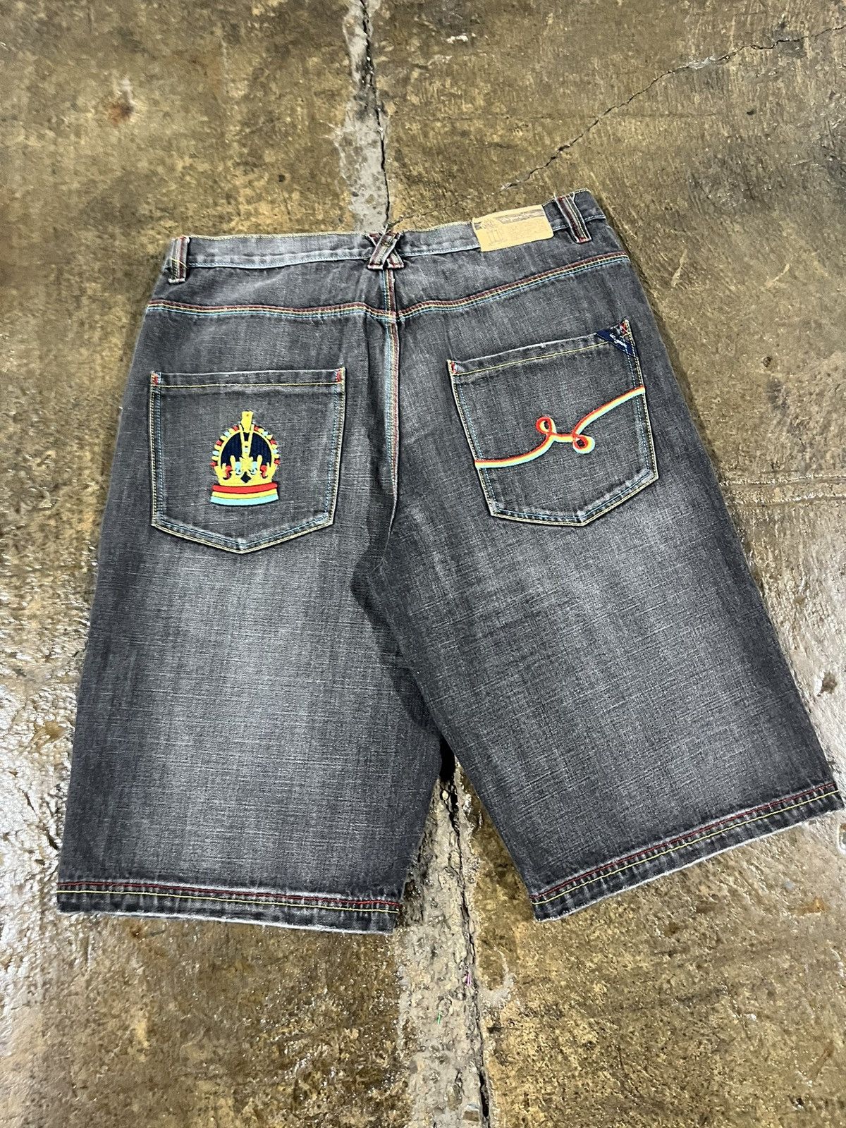 JNCO × LRG × Vintage Crazy Vintage Y2K LRG Baggy Jorts Skater Grunge Shorts JNCO Size US 38 / EU 54 - 3 Thumbnail