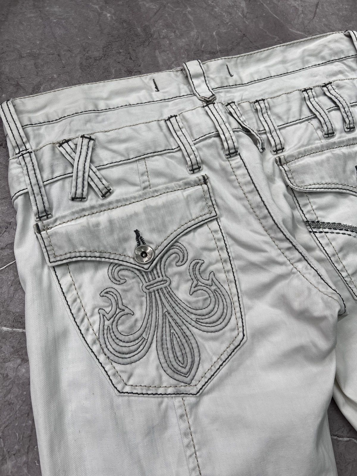 Emporio Armani × If Six Was Nine × Le Grande Bleu (L.G.B.) 2000s Unknown Japanese Bondage Cargo Pants 2k style Size US 34 / EU 50 - 13 Thumbnail