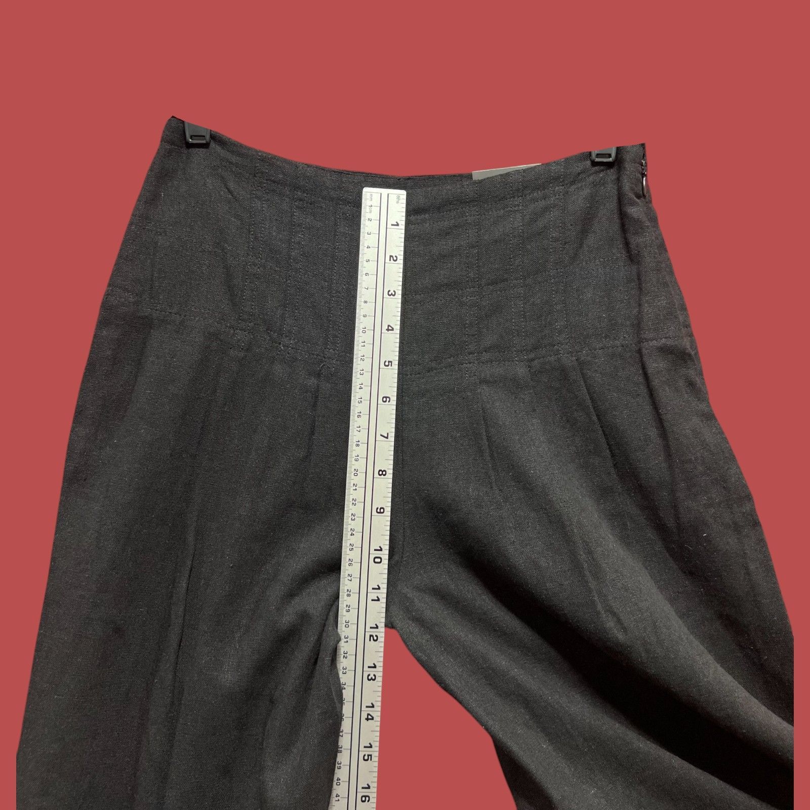 Worthington Worthington - Women's High-Rise Regular Fit Wide - Leg Trous Size 26" / US 2 / IT 38 - 5 Thumbnail