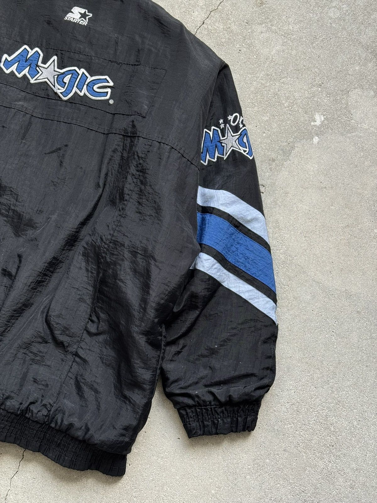 Starter Vintage 1990s Starter Orlando Magic Jacket NBA Size US XL / EU 56 / 4 - 14 Thumbnail
